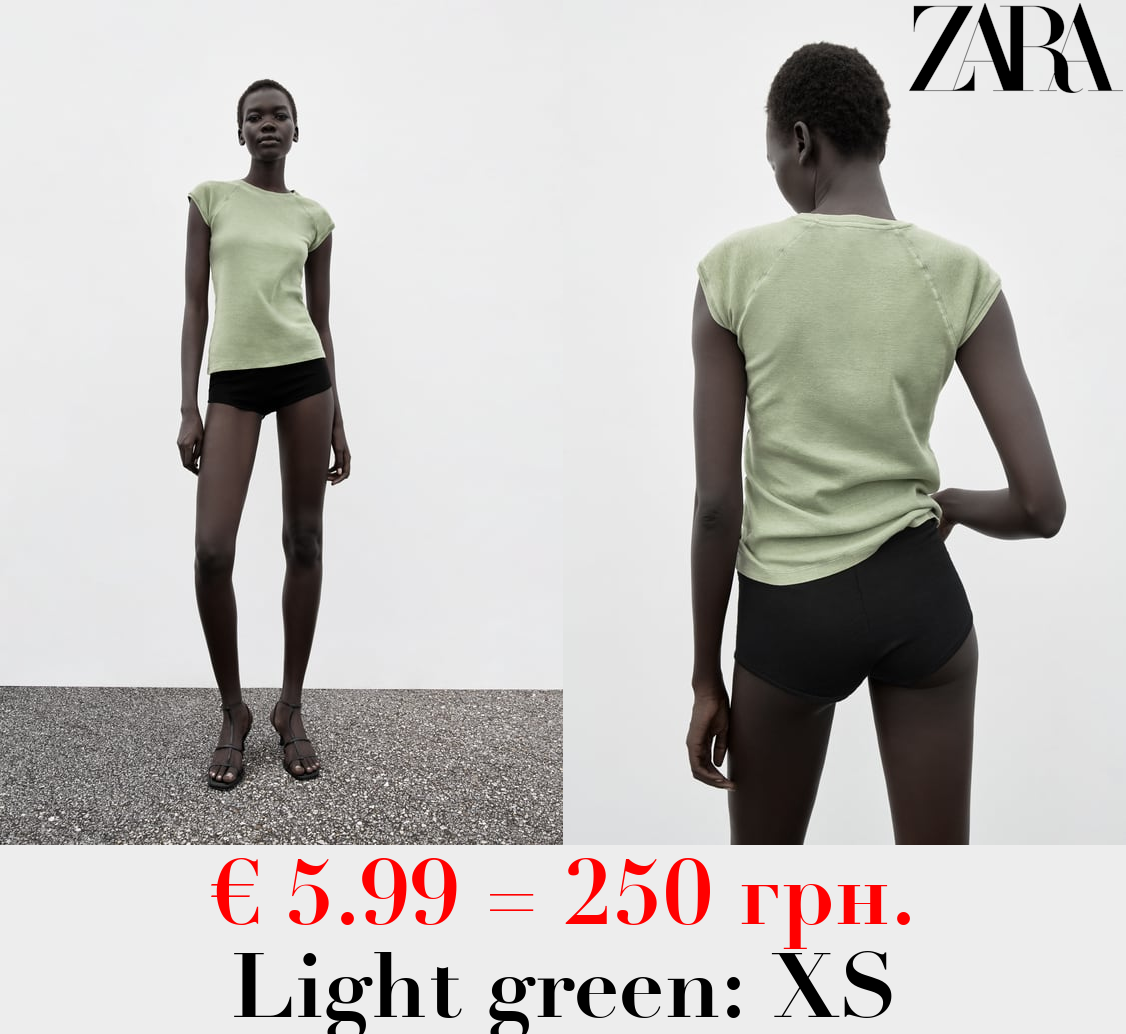 FADED COTTON T-SHIRT