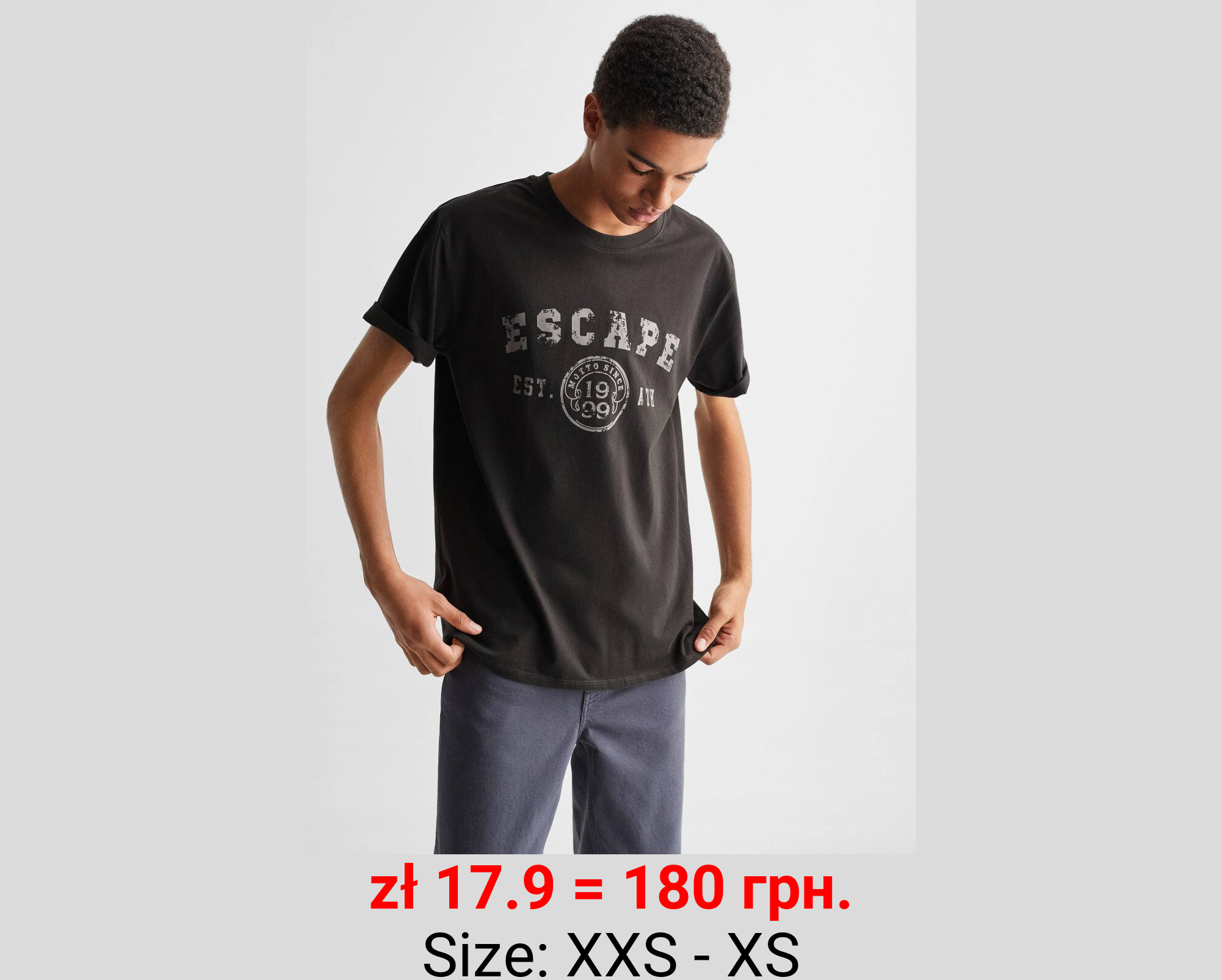 Camiseta algodón manga corta