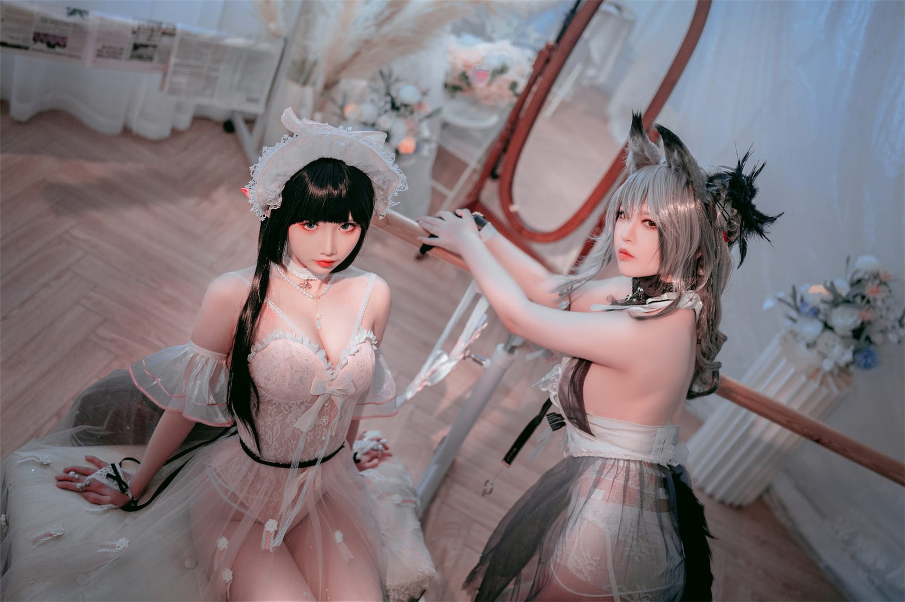 Cosplay 面饼仙儿 半半子 黑x森蚺 46
