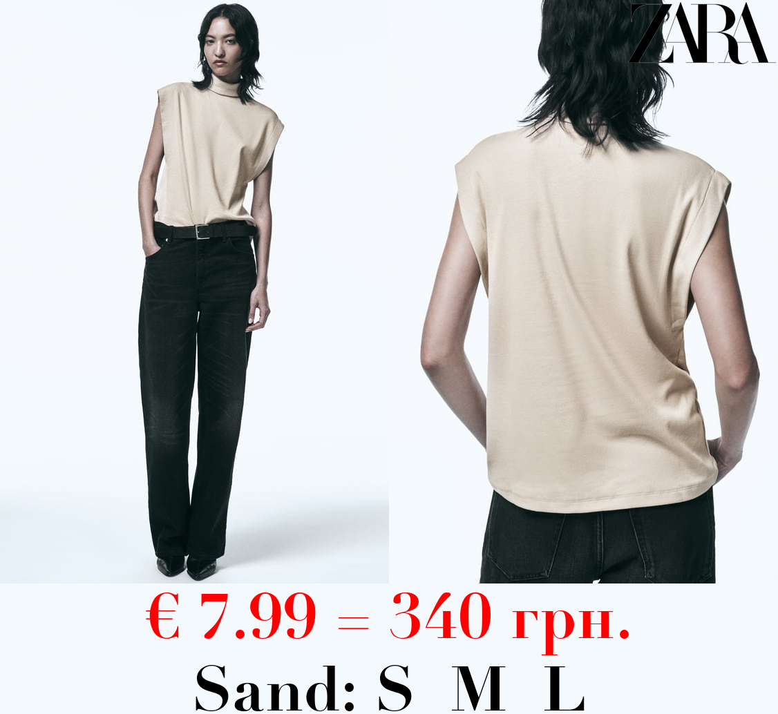 RIBBED COTTON T-SHIRT