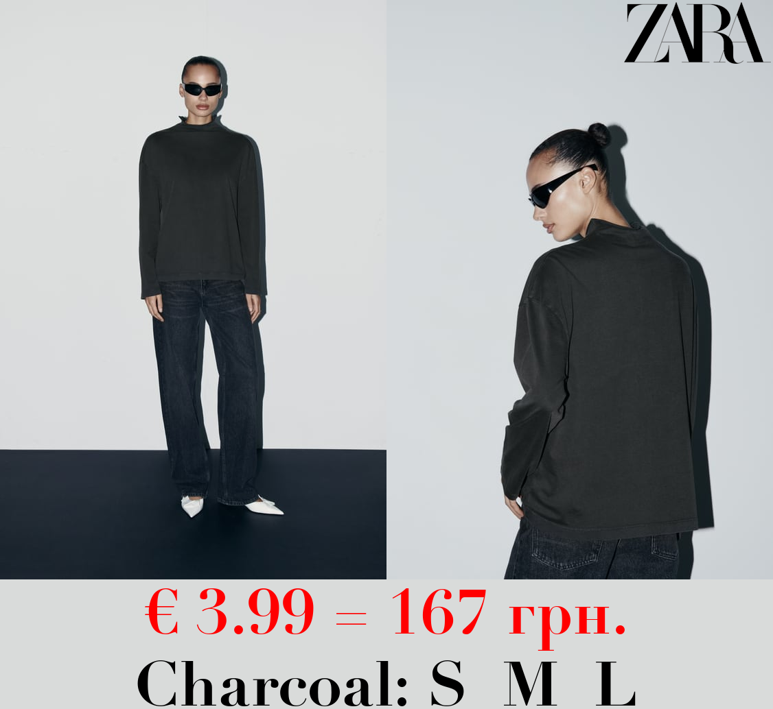 FADED LONG SLEEVE TOP