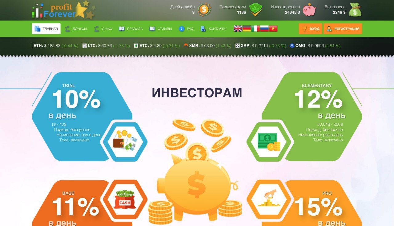 Проверенные инвестиционные проекты