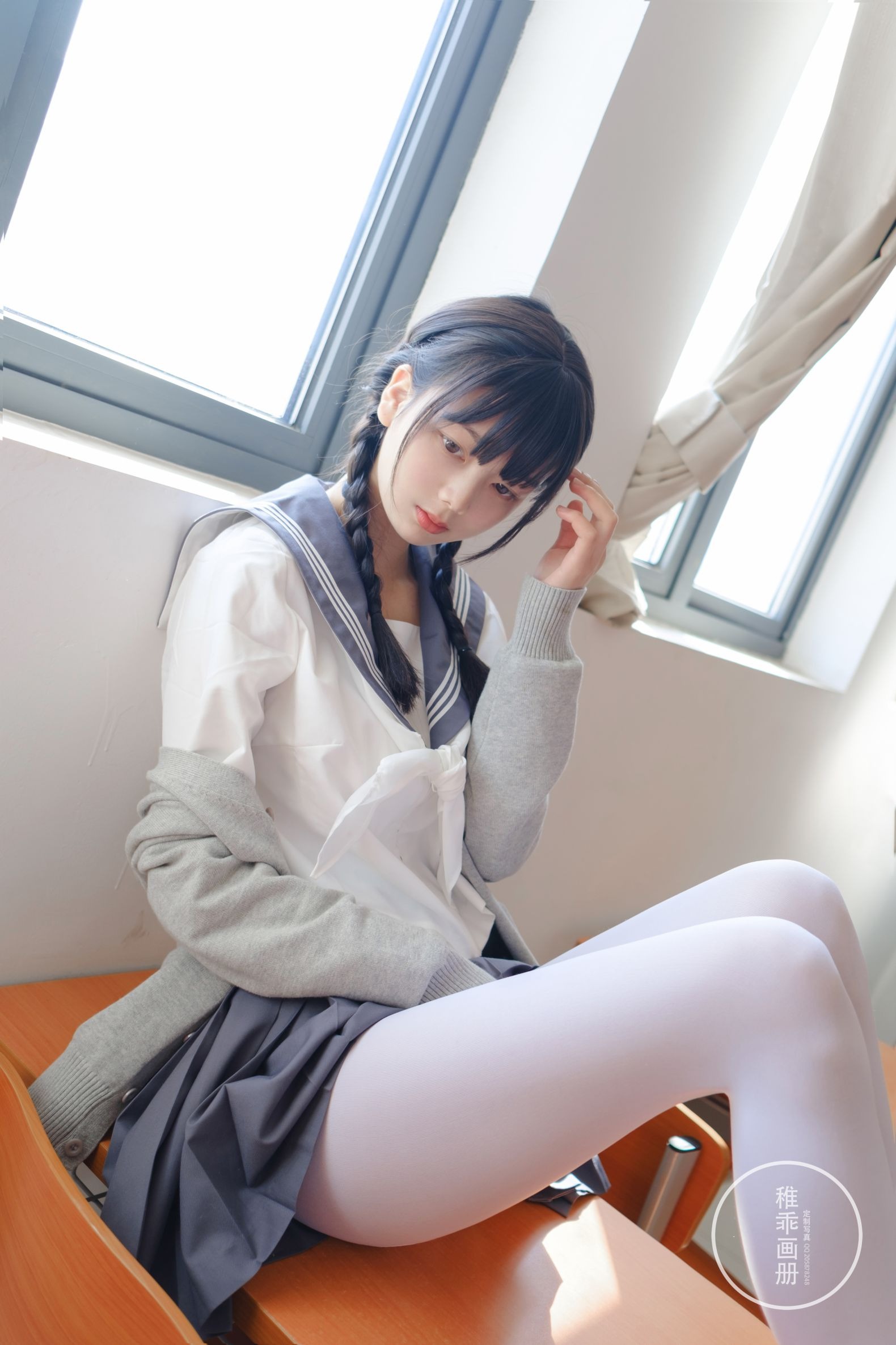 稚乖画册 - NO.05 晴空03 双马尾jk [71P1V-0.99GB] 8