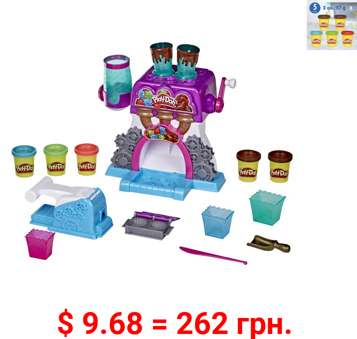 Play-Doh Kitchen Creations Candy Delight Playset, Includes 5 Cans, for Ages 3+