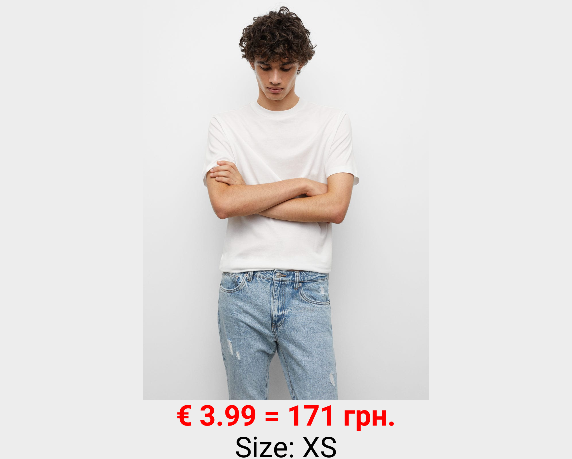 Jeans rectos tobilleros