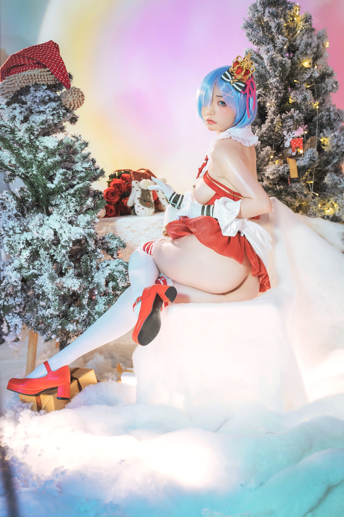 爆机少女喵小吉 Cosplay Re：从零开始的圣诞节 15