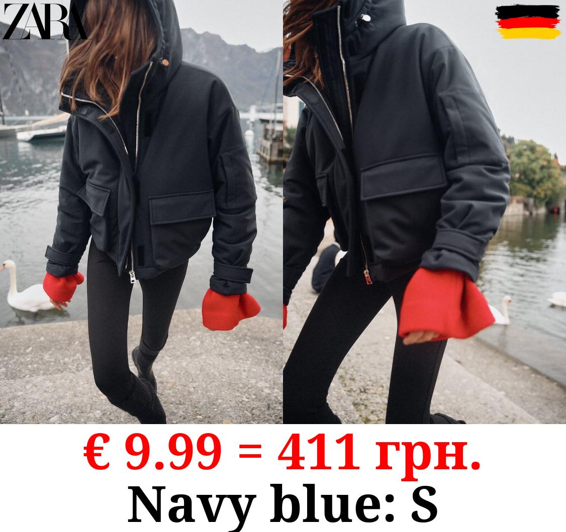 HOODED PUFFER JACKET