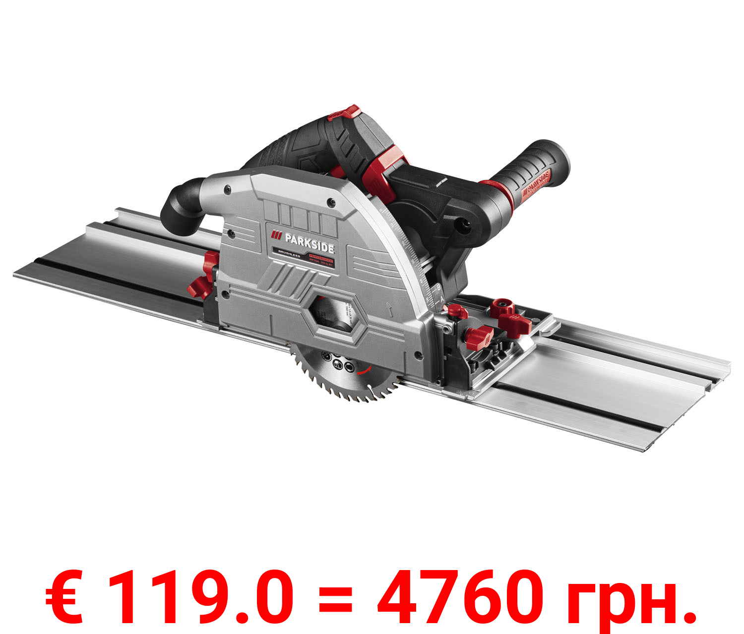 PARKSIDE PERFORMANCE® 20 V Akku-Tauchsäge »PPTSA 20-Li A1«, ohne Akku und Ladegerät