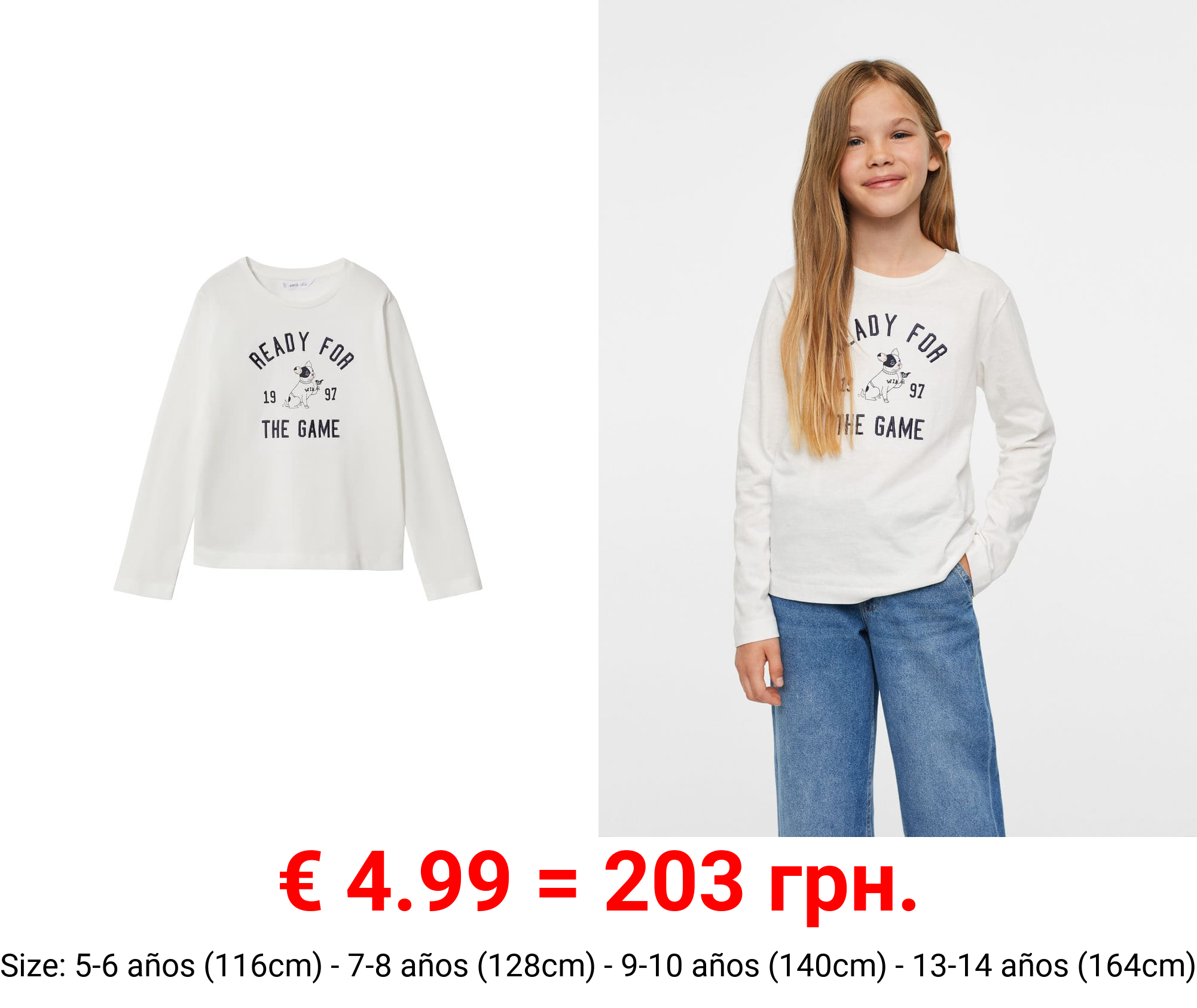 camiseta manga larga mensaje