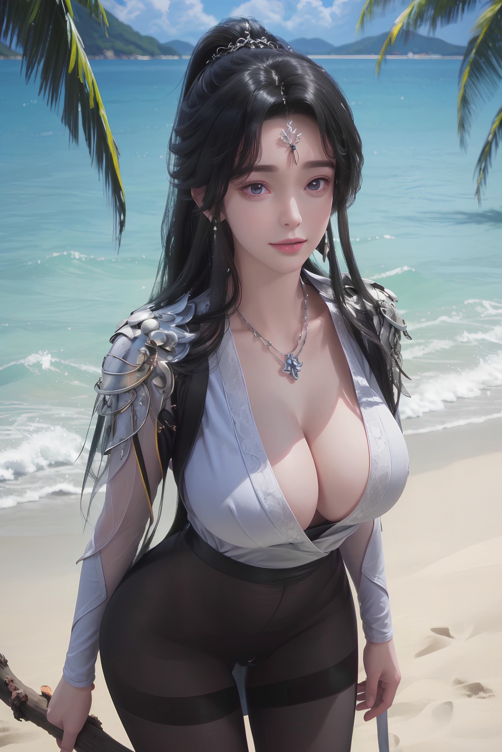 图片[13]-仙逆 周紫虹 海边内衣写真-六色网