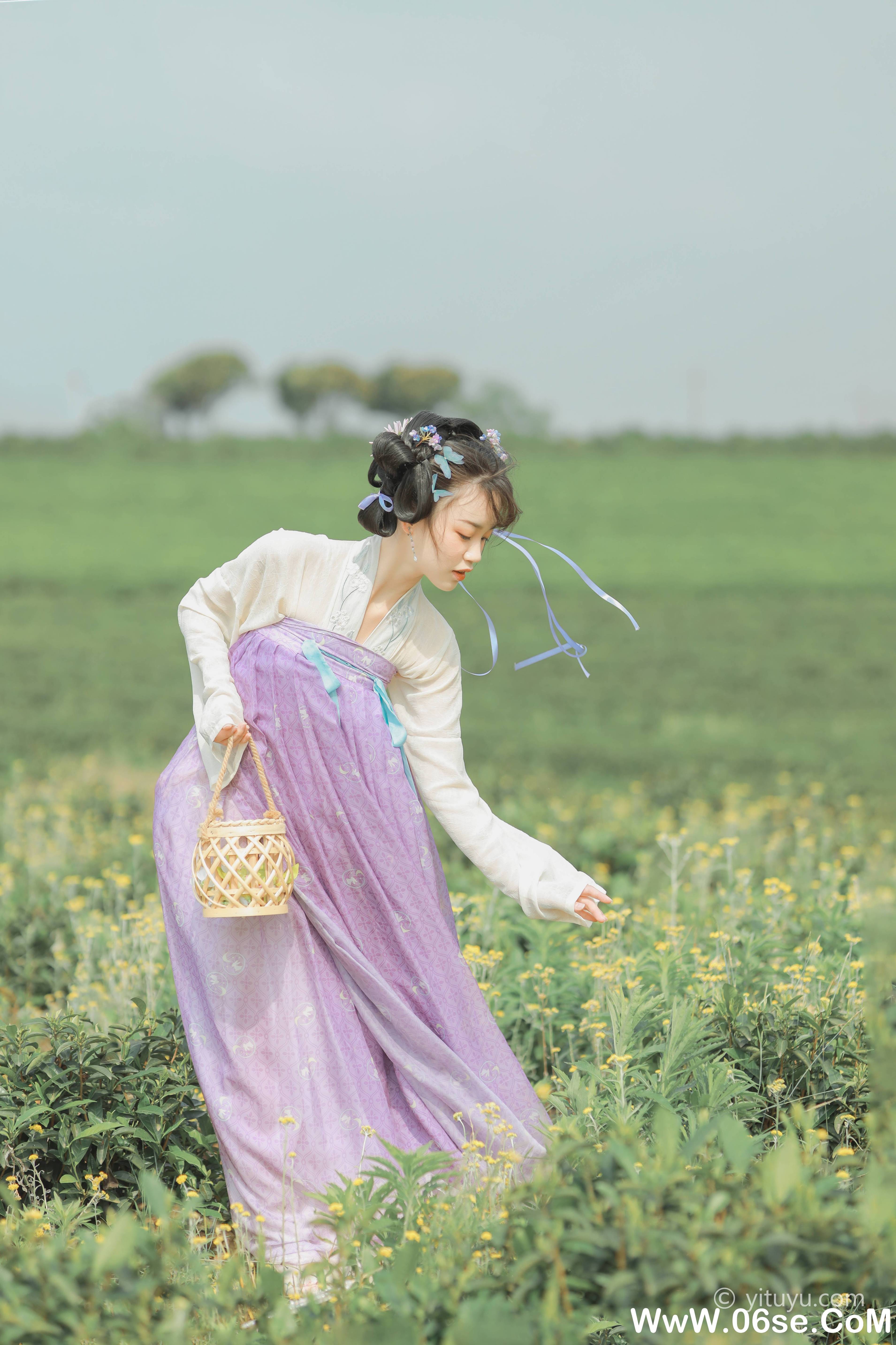 图片[3]-[YITUYU艺图语]2021.06.02 青青白茶 柚子[32P／394MB]-六色网