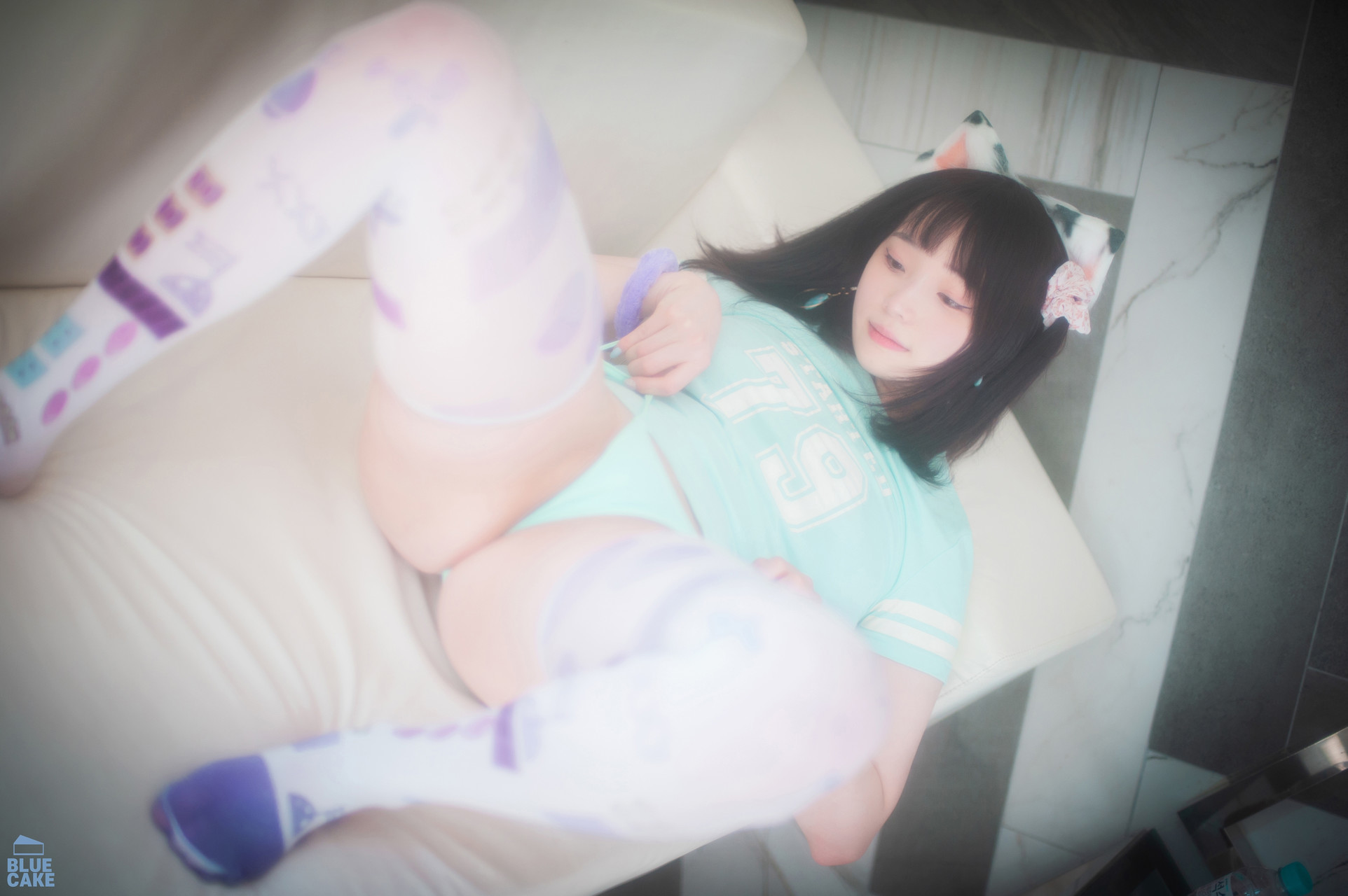 Bambi 밤비, [BLUECAKE] Naughty Cats Pink & Mint RED Set.02 26