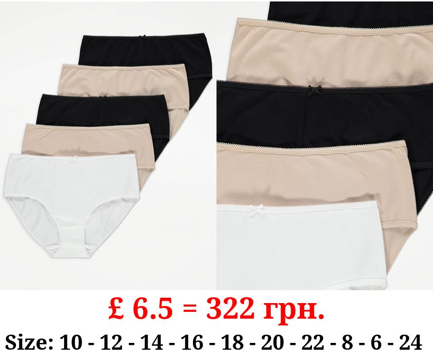 Midi Briefs 5 Pack