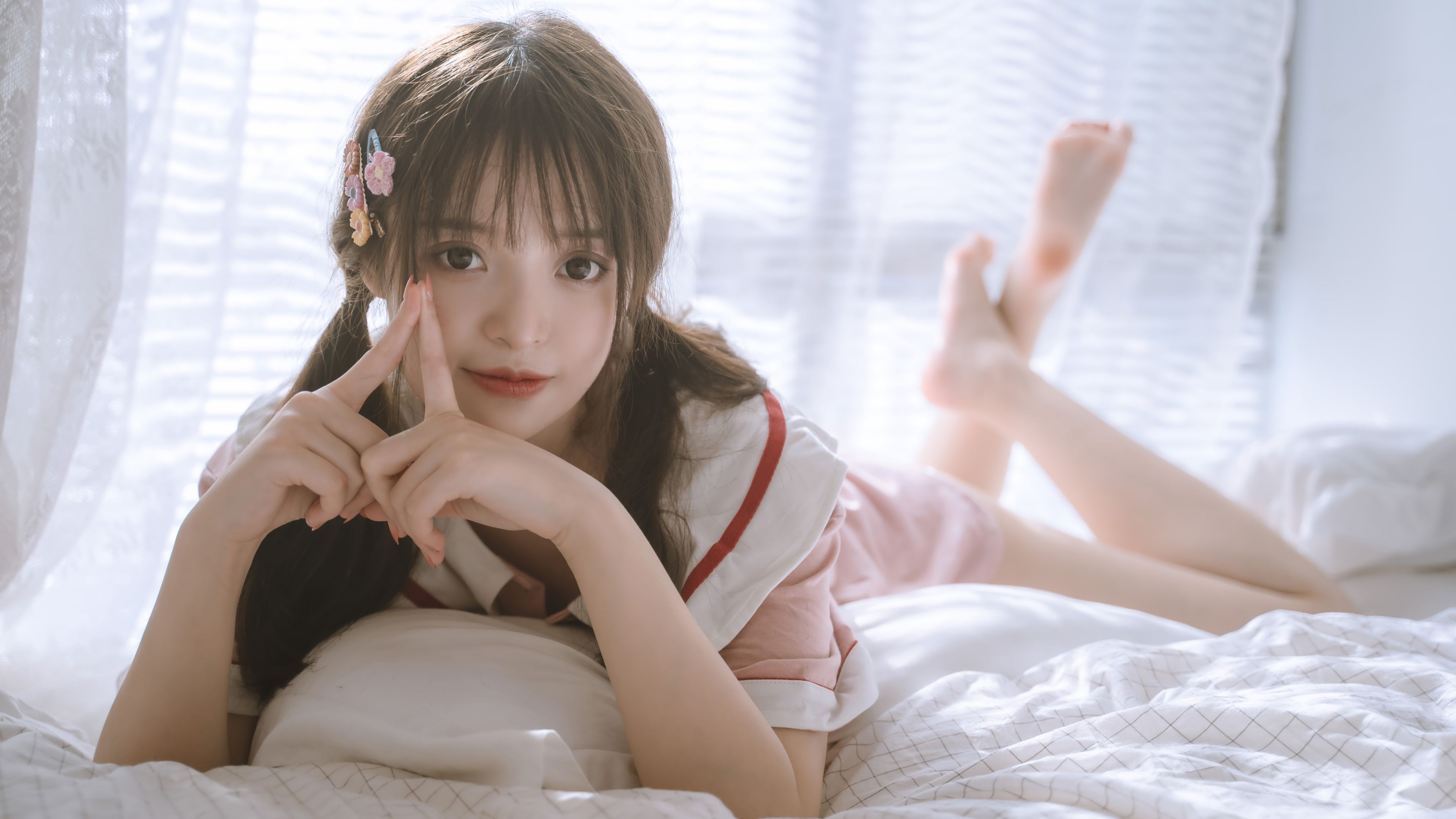 草莓味的奈奈兔 - 草莓味的居家少女 [23P+1V] 23
