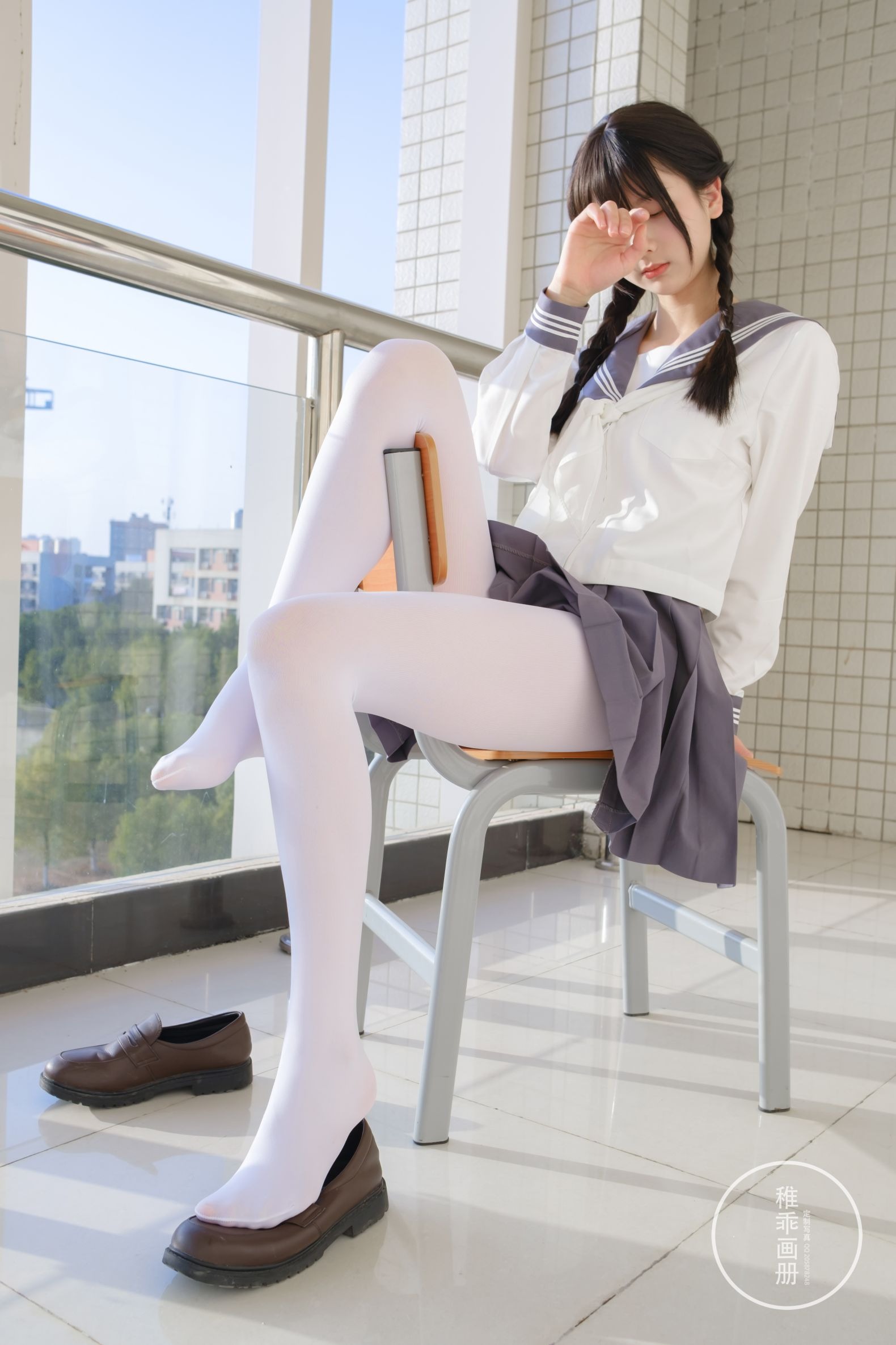 稚乖画册 - NO.05 晴空03 双马尾jk [71P1V-0.99GB] 58
