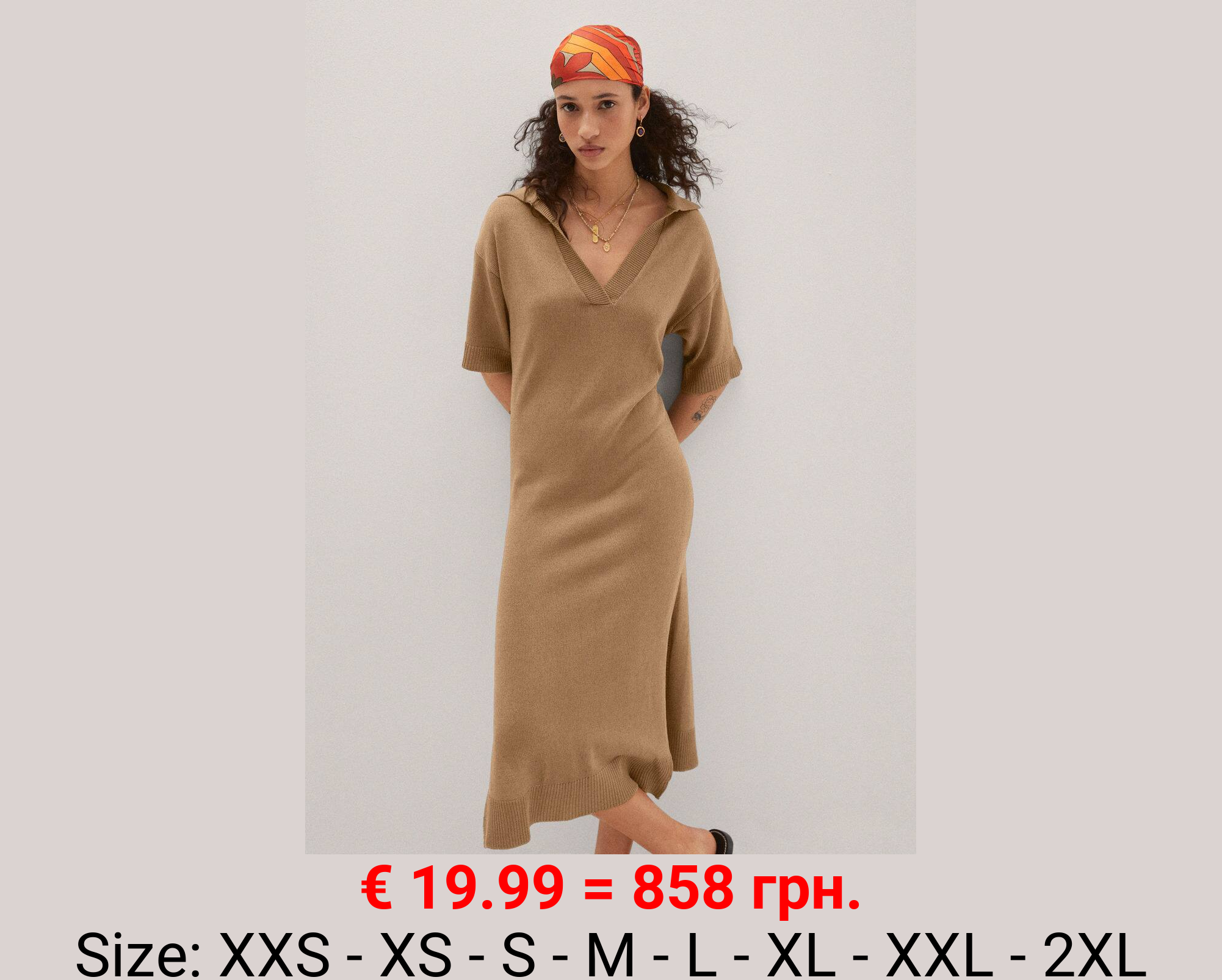 Vestido punto aberturas