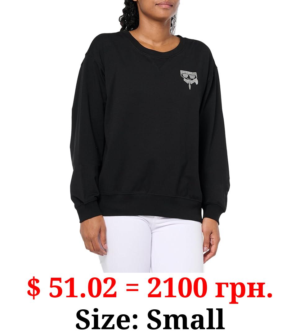 KARL LAGERFELD Women's Logo Sweatshirt Athleisure