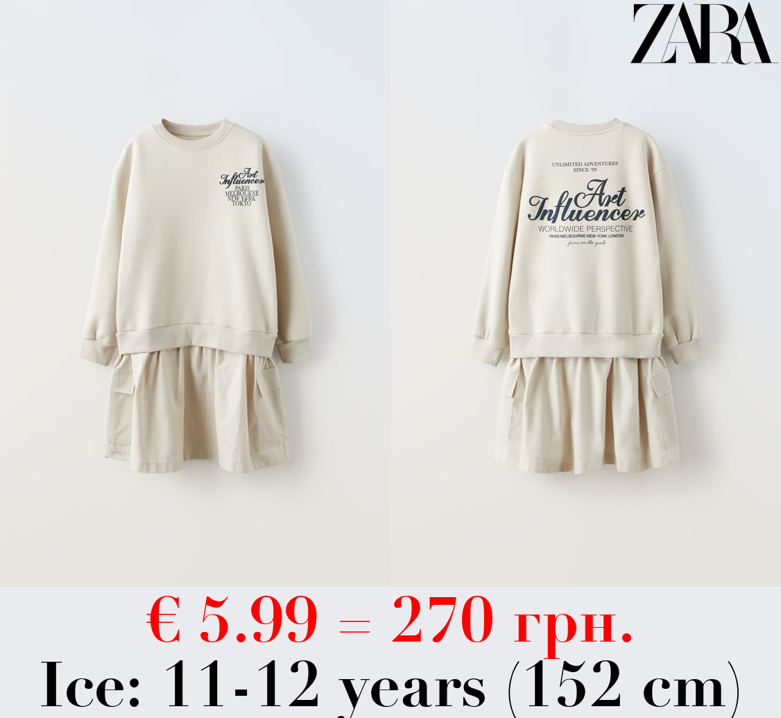 CONTRAST ART DRESS