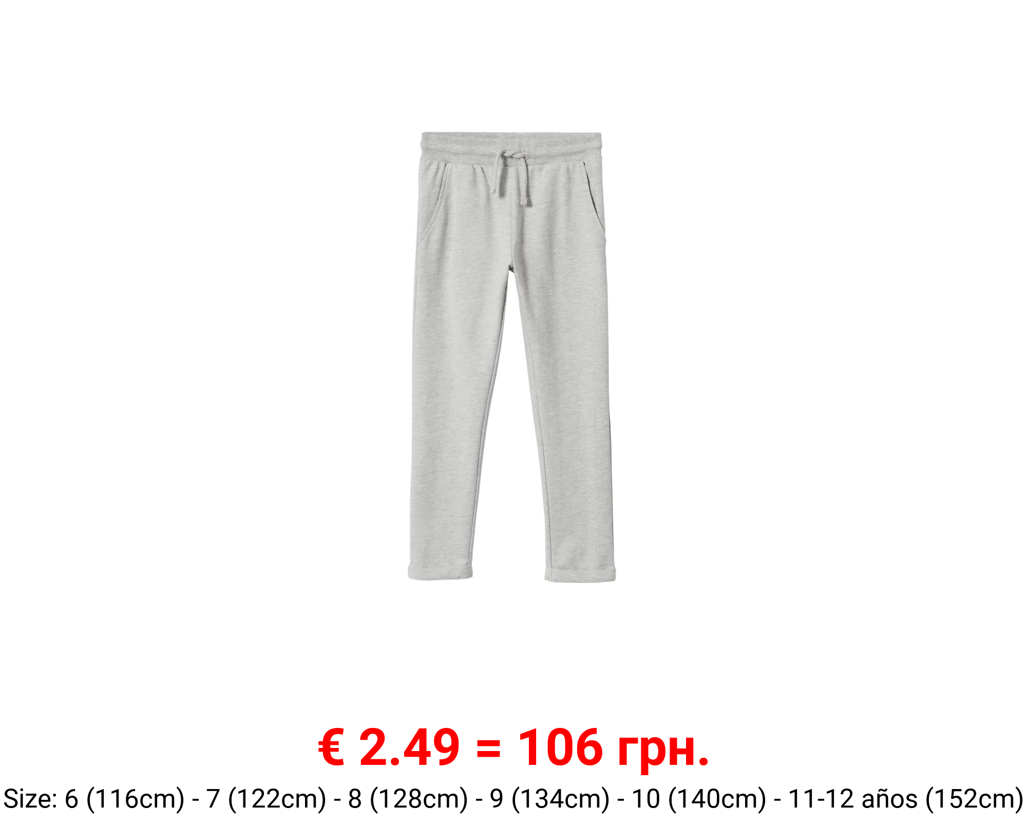 Pantalón jogger algodón