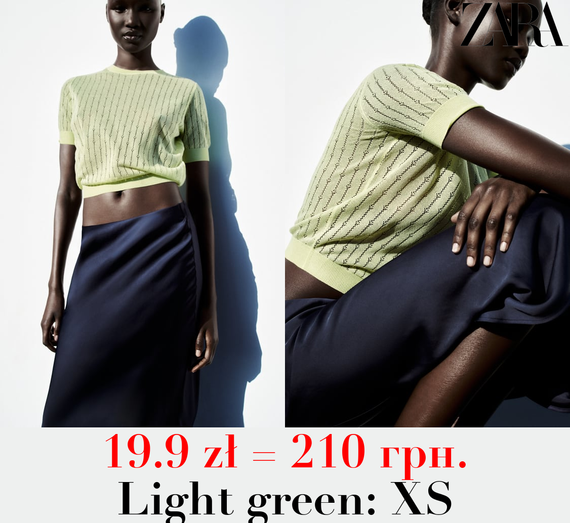 FINE KNIT TOP WITH OPENWORK