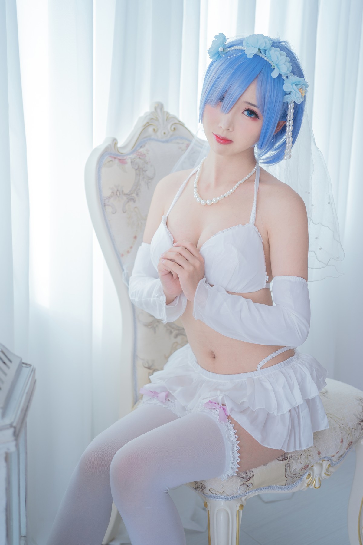 Cosplay 面饼仙儿 花嫁蕾姆 9