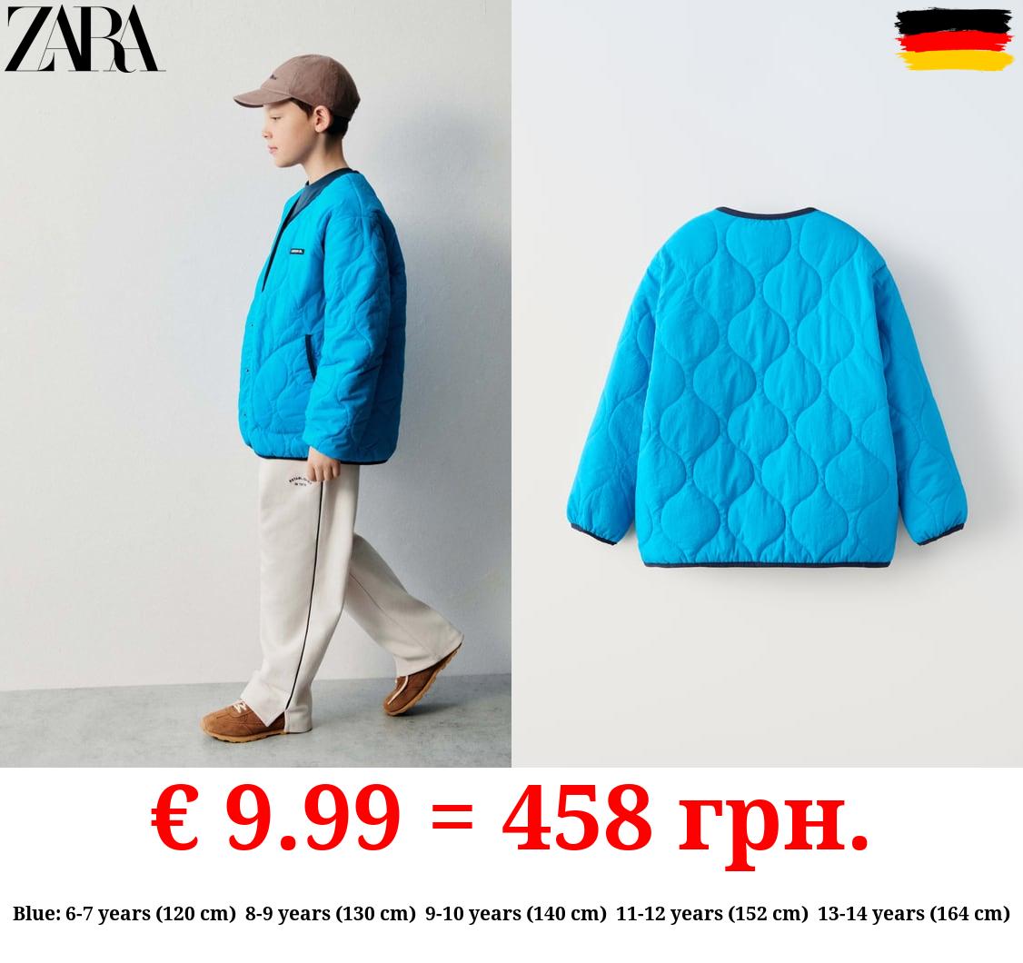 PADDED JACKET WITH TRIMS