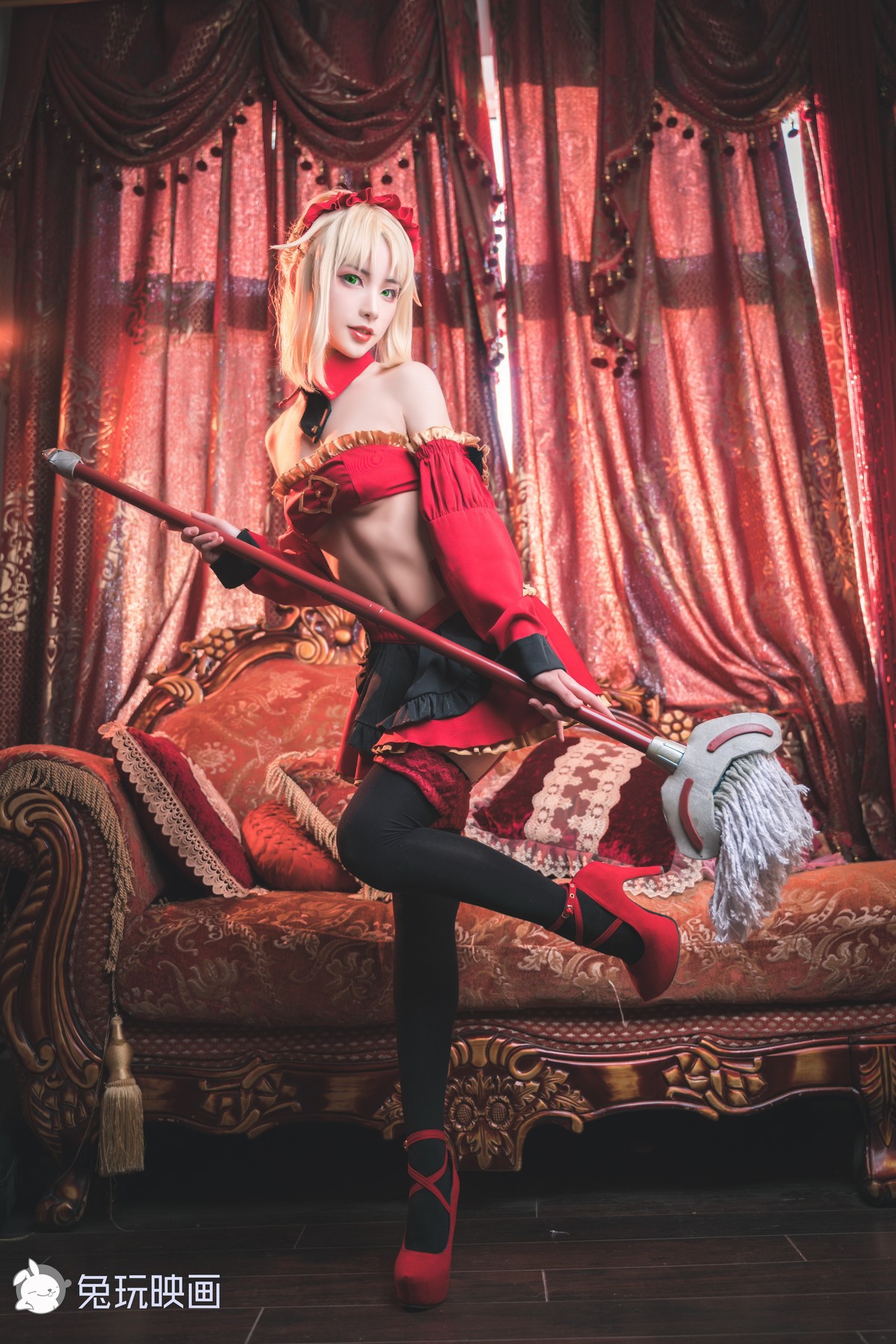 Cosplay 兔玩映画 小莫女仆 4