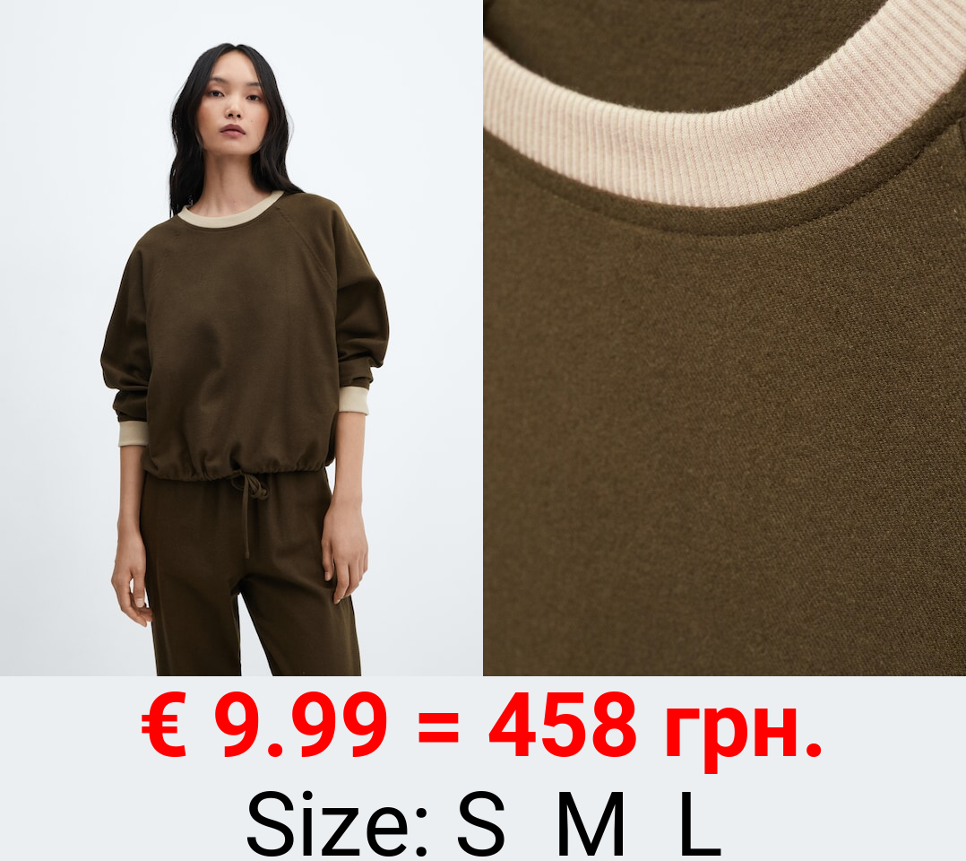 Sudadera franela bajo ajustable