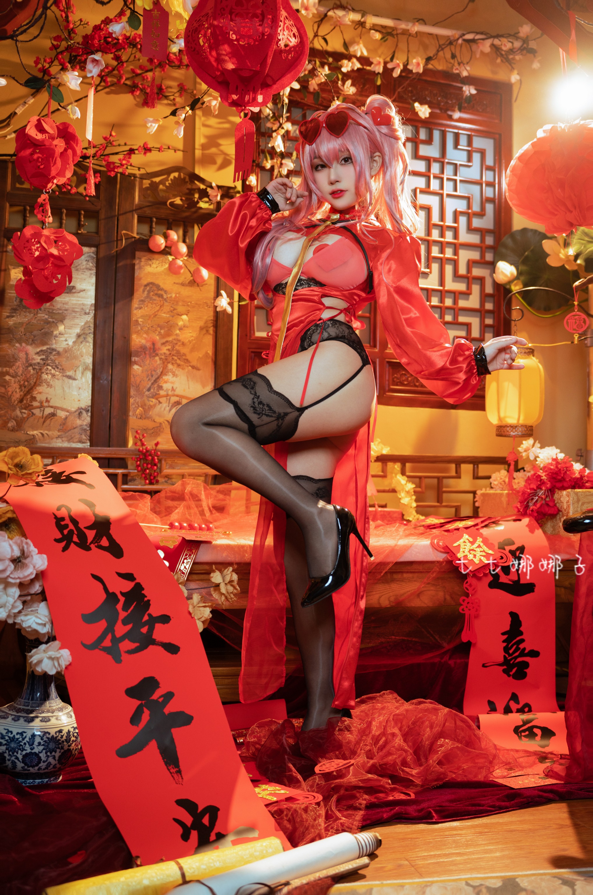 七七娜娜子 布莱默顿新春旗袍 [108P6V-770MB] 29