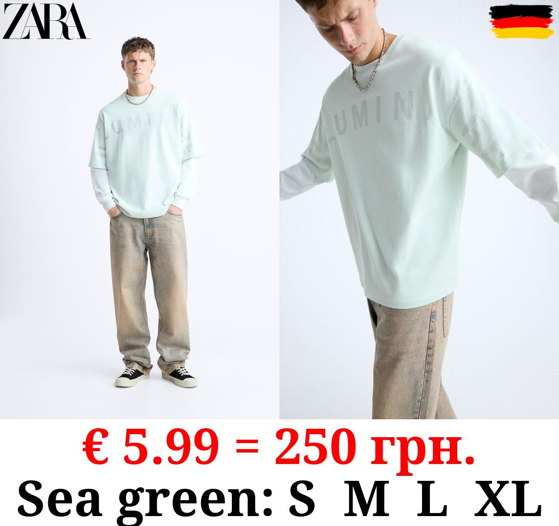 T-SHIRT WITH SUNLIGHT-REACTIVE SLOGAN