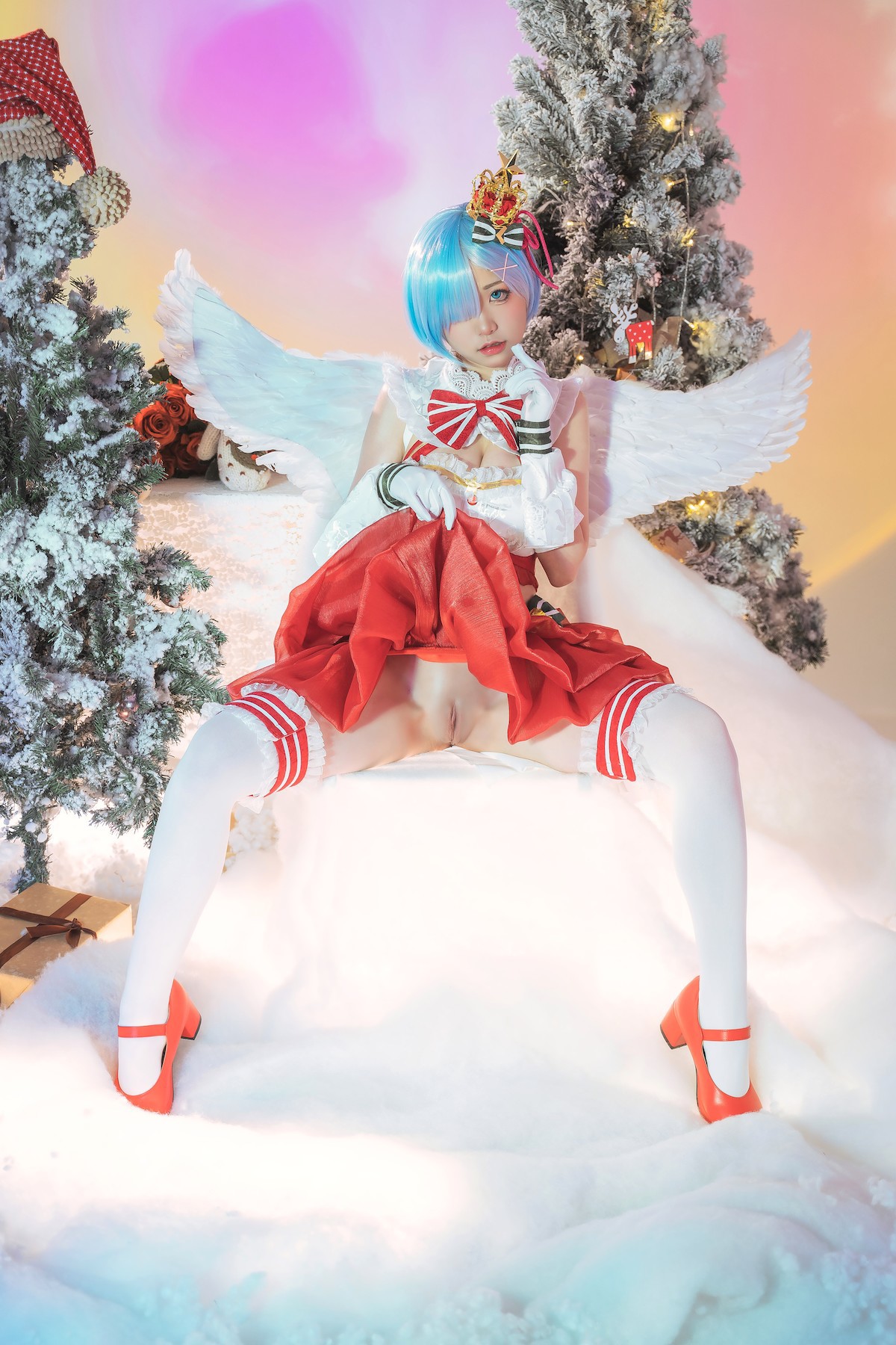 爆机少女喵小吉 Cosplay Re：从零开始的圣诞节 7