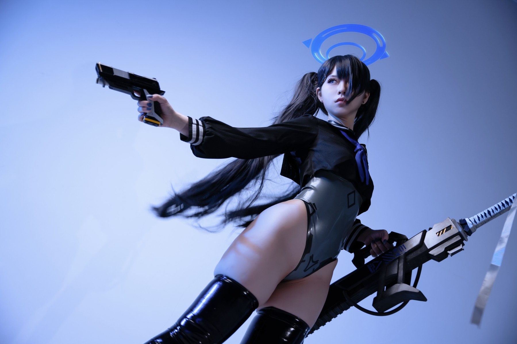 Cosplay G44不会受伤 碧蓝档案 猫塚响 17