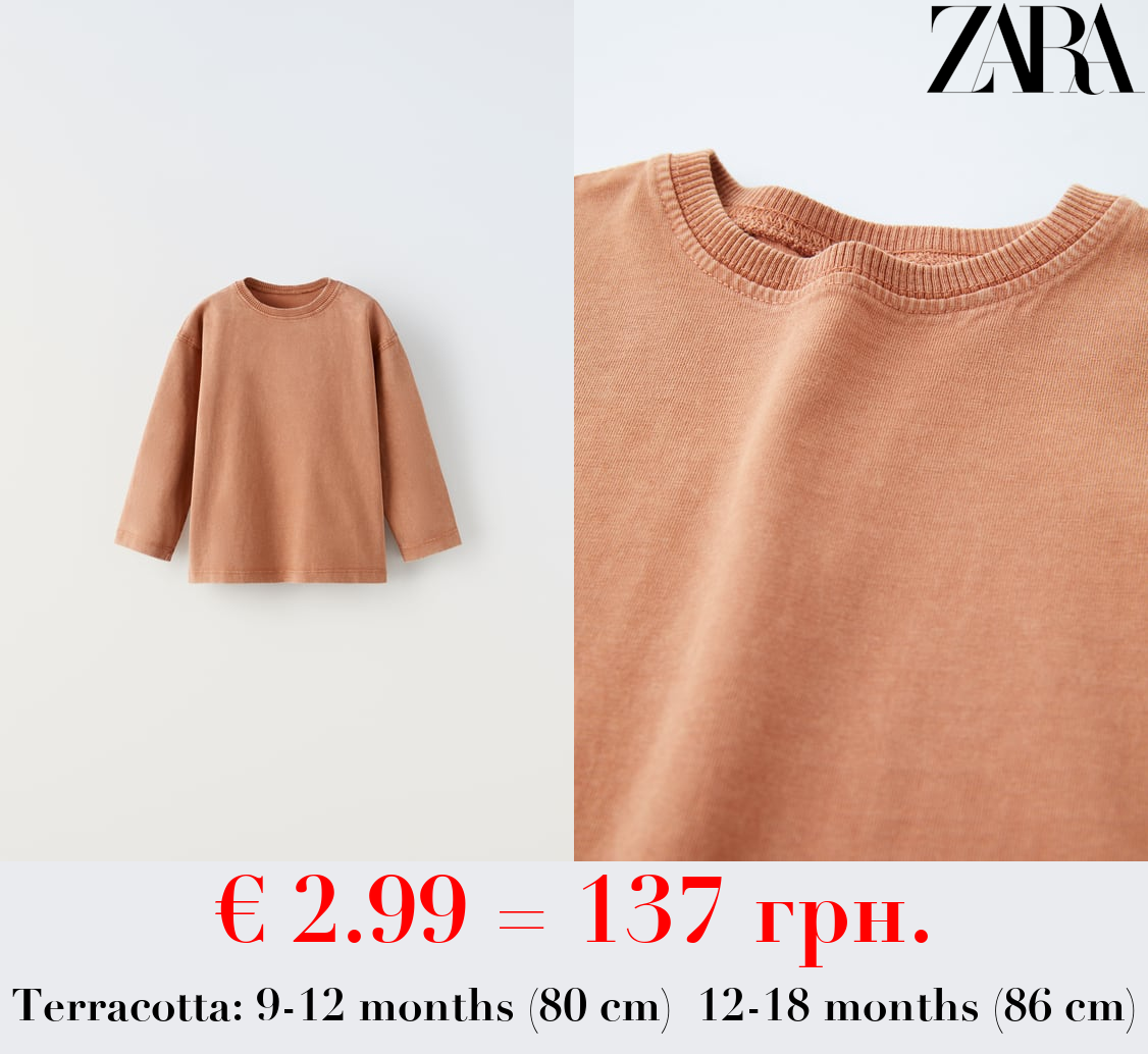 FADED-EFFECT T-SHIRT