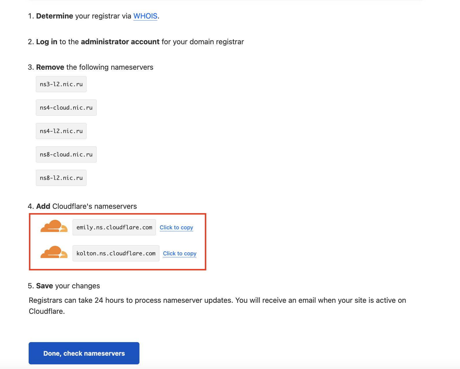 Привязка домена – Telegraph