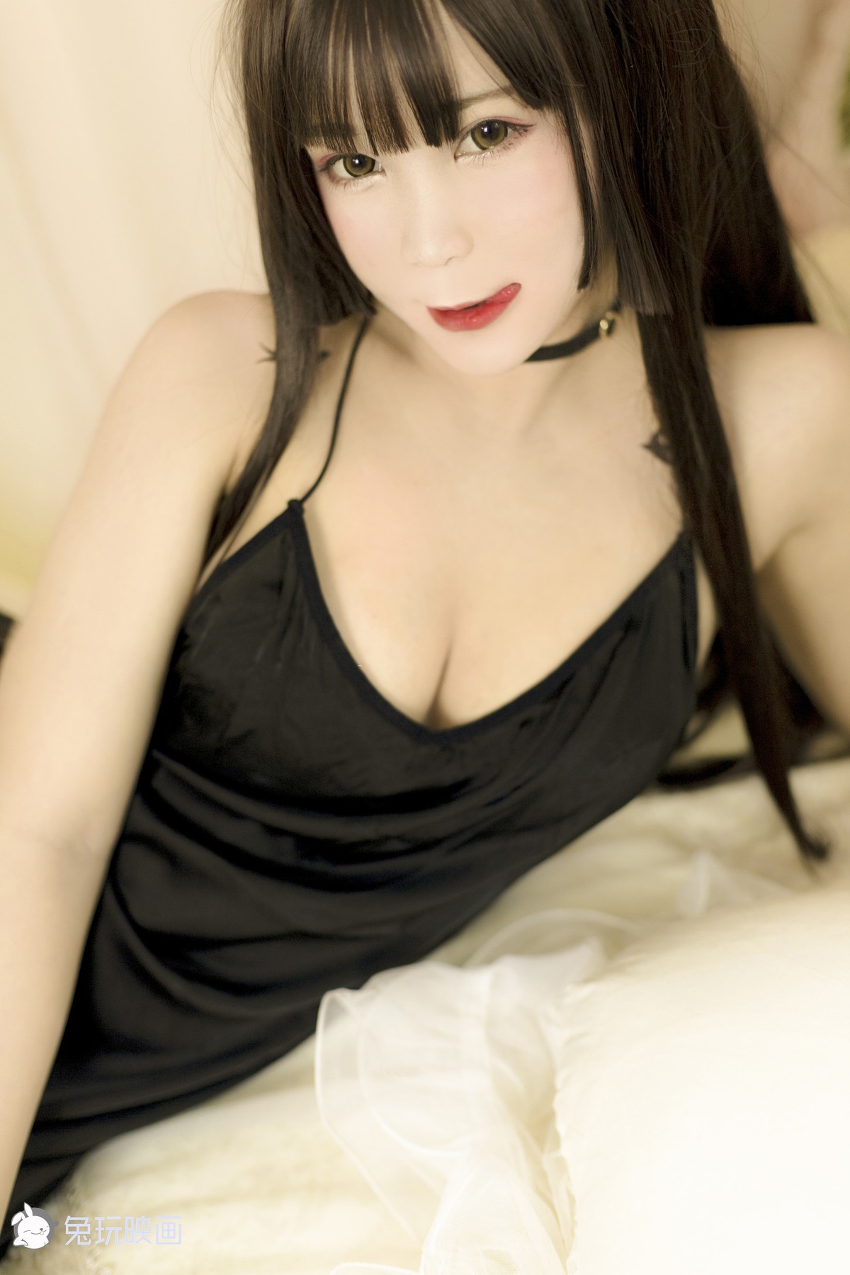 Cosplay 兔玩映画 黑睡衣 22