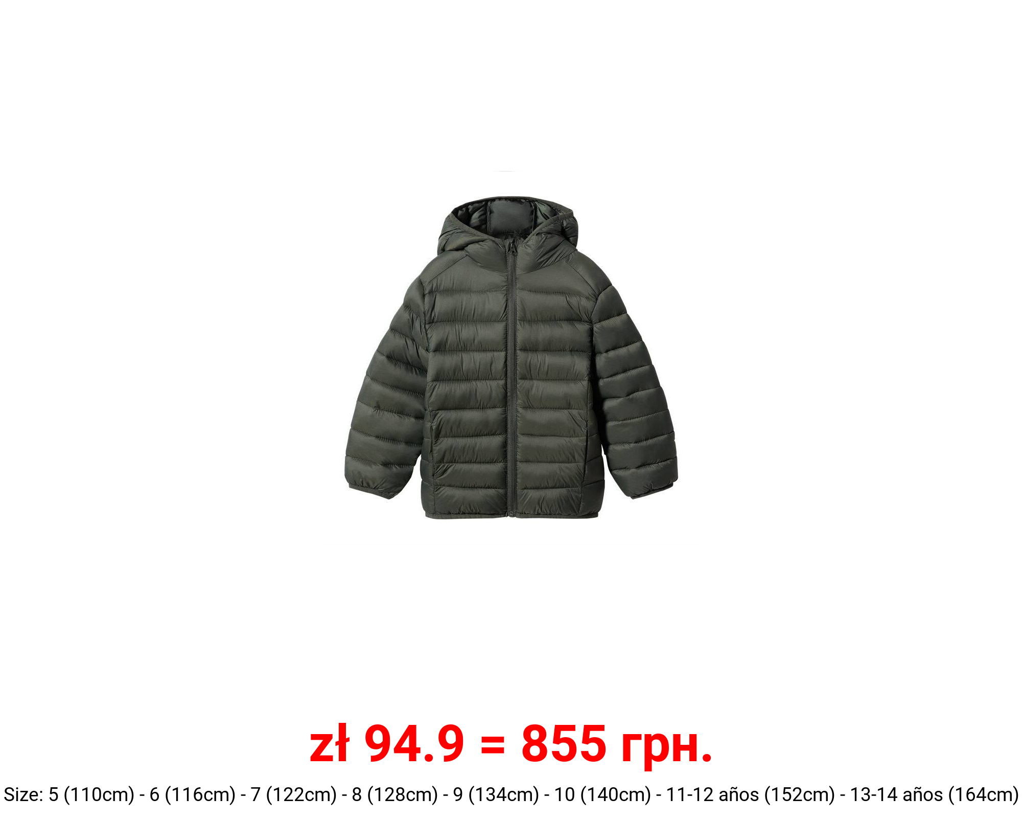 Anorak acolchado cremallera