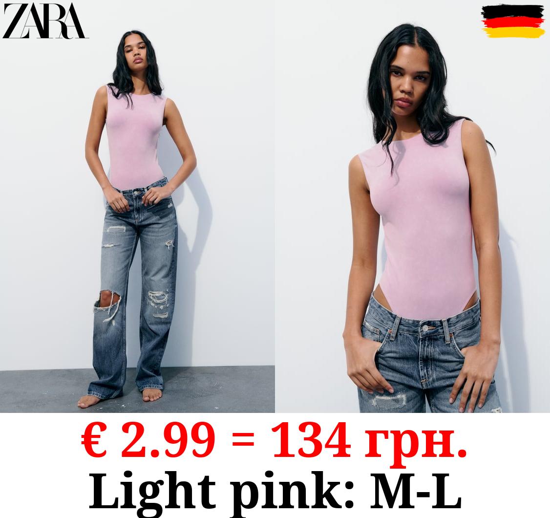 SLEEVELESS SEAMLESS BODYSUIT