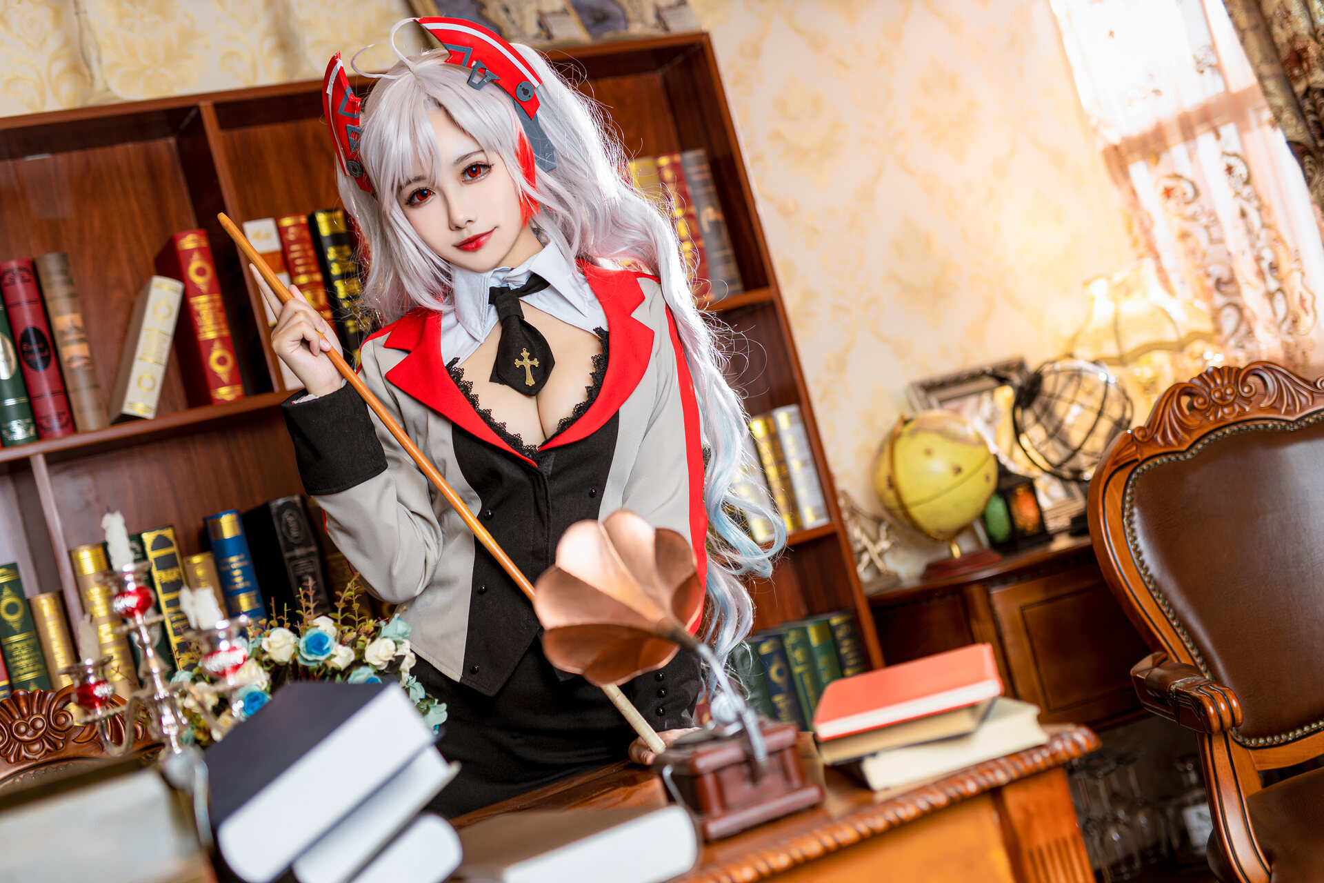 [Momoko葵葵] Prinz Eugen 欧根亲王 Teacher Ver. 11