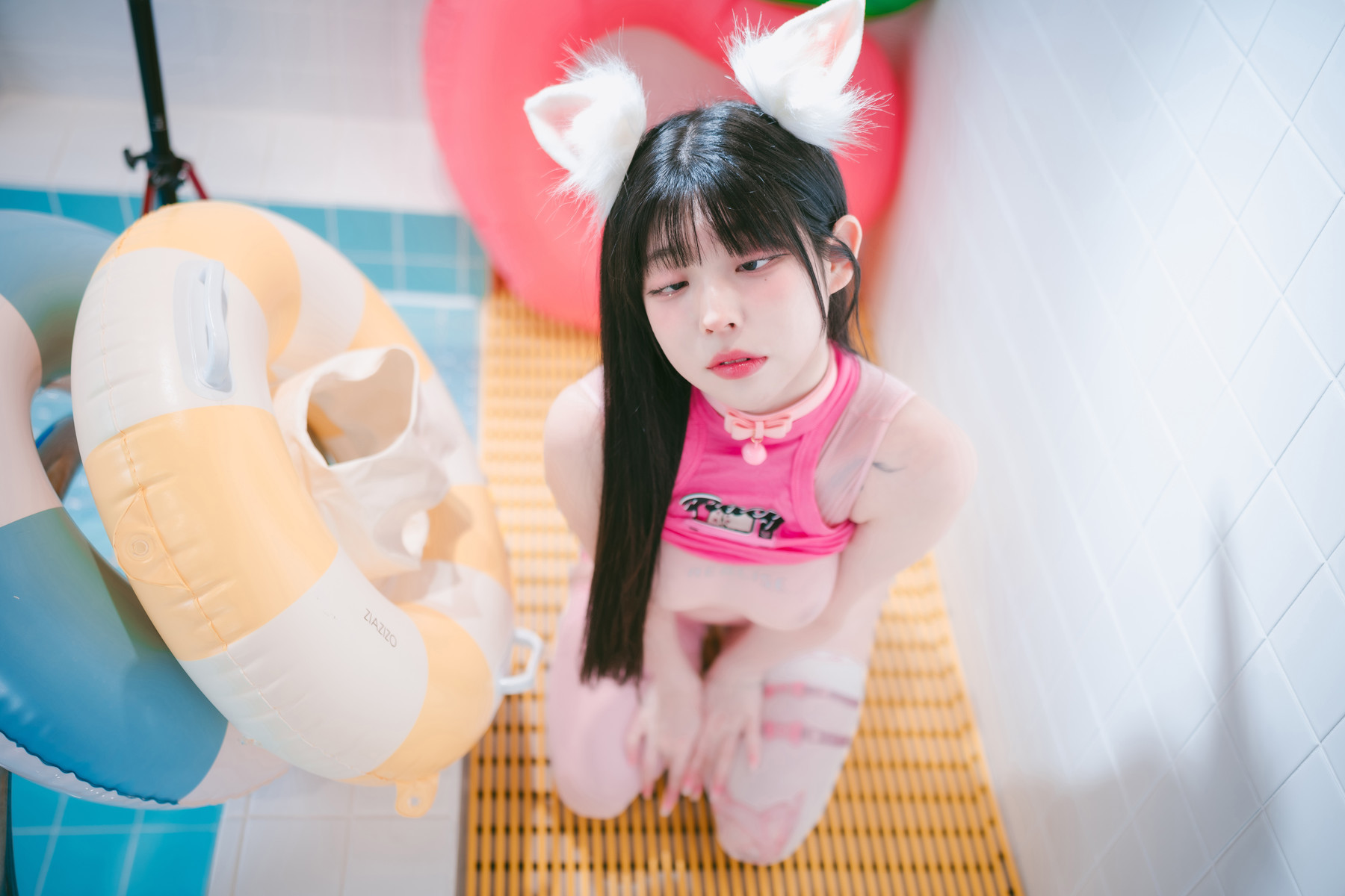 Yudi 유디, DJAWA “Pink Bunny & Black Cat” Set.02 10