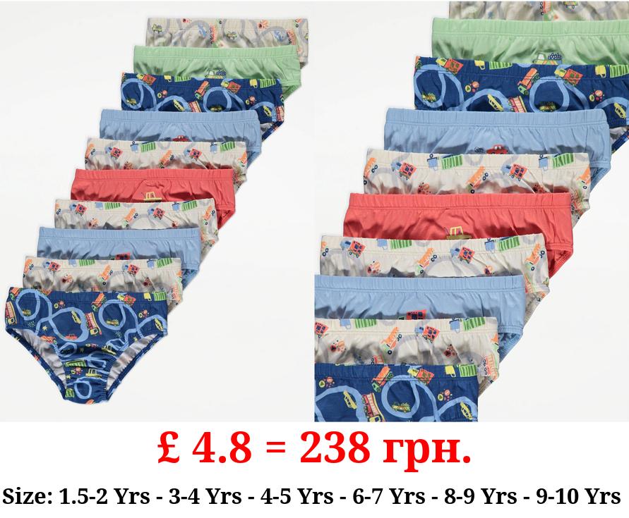 Truck Transport Briefs 10 Pack