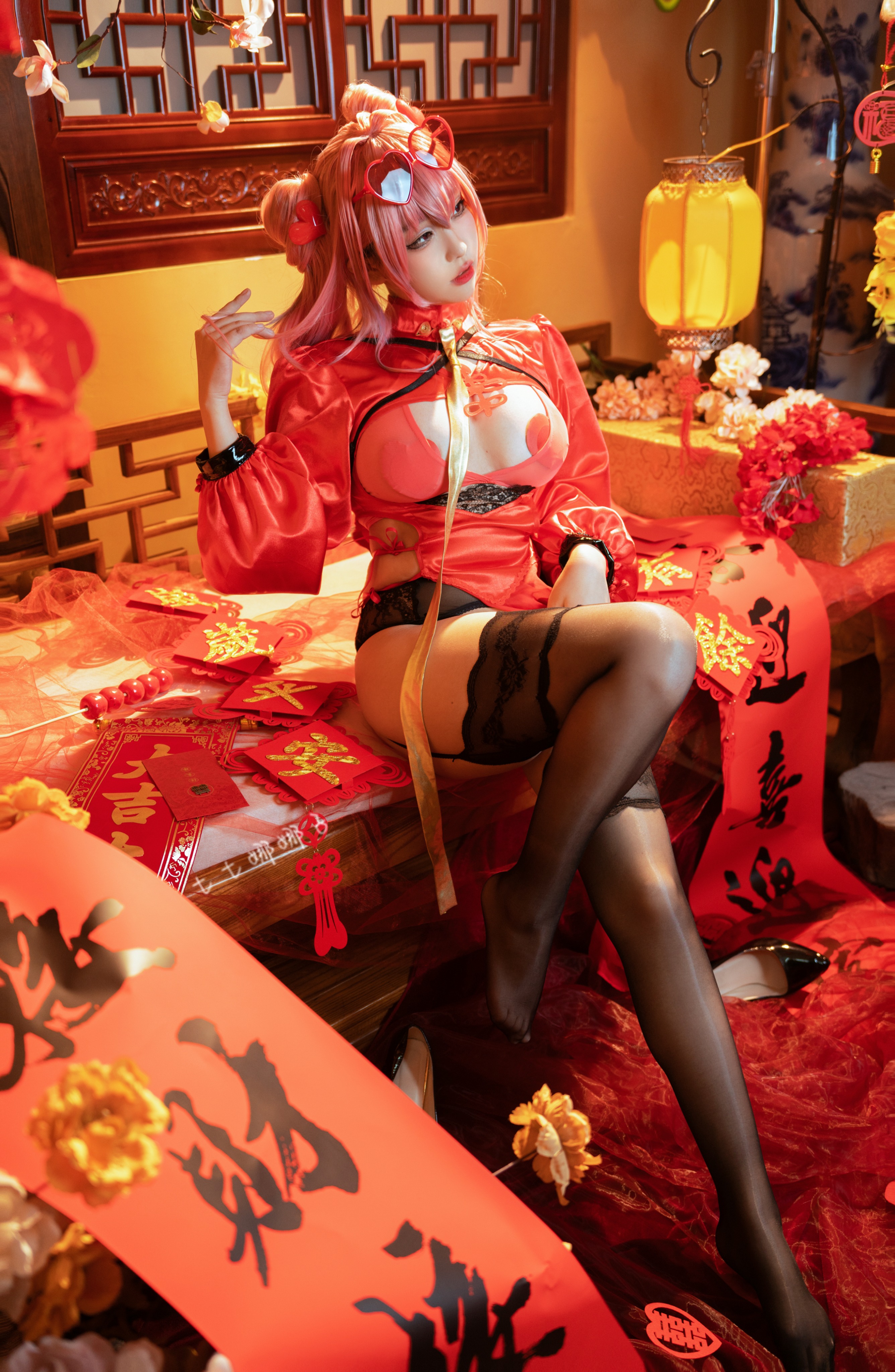 七七娜娜子 布莱默顿新春旗袍 [108P6V-770MB] 42