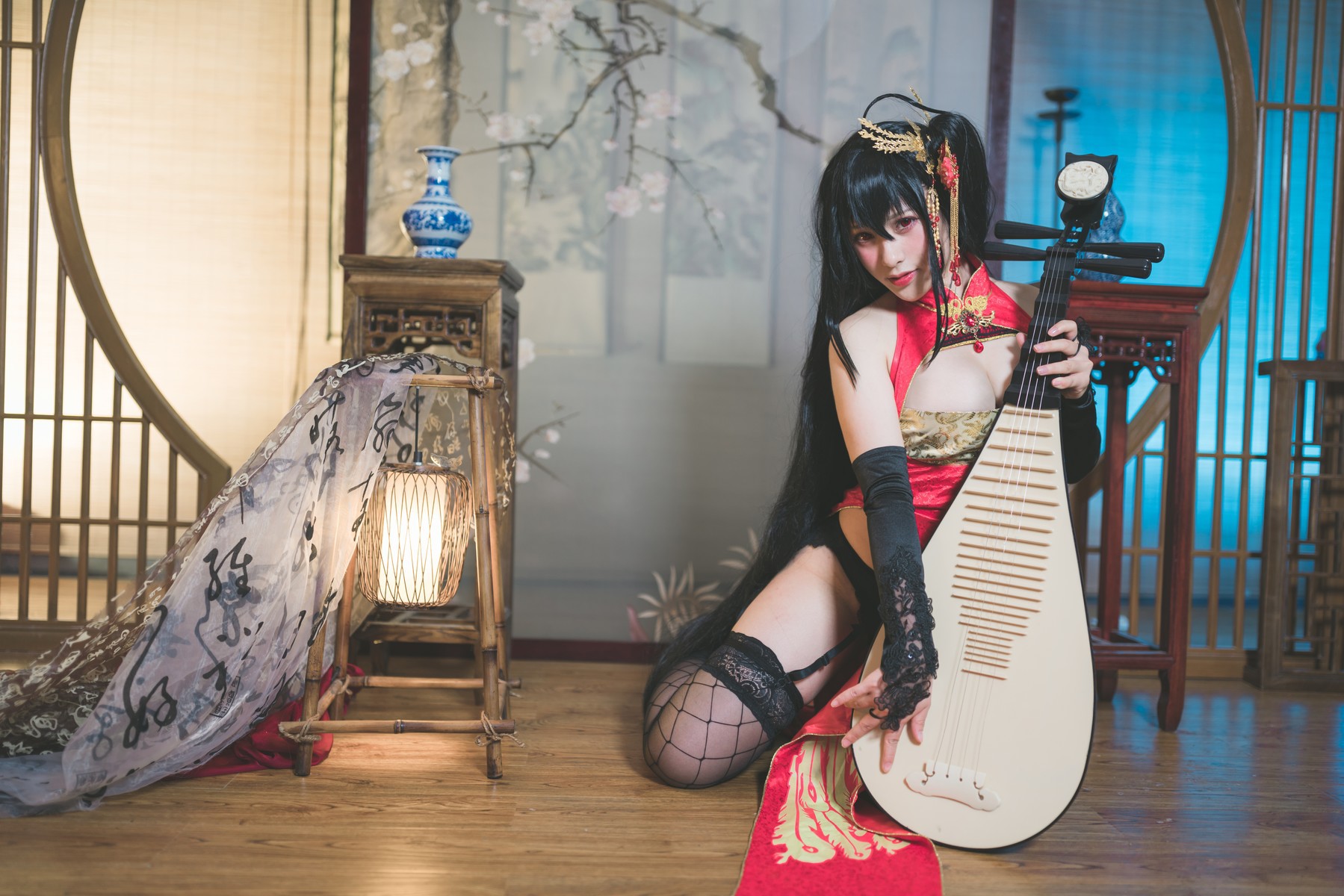 Cosplay 柘烟Zuken 大凤旗袍 13