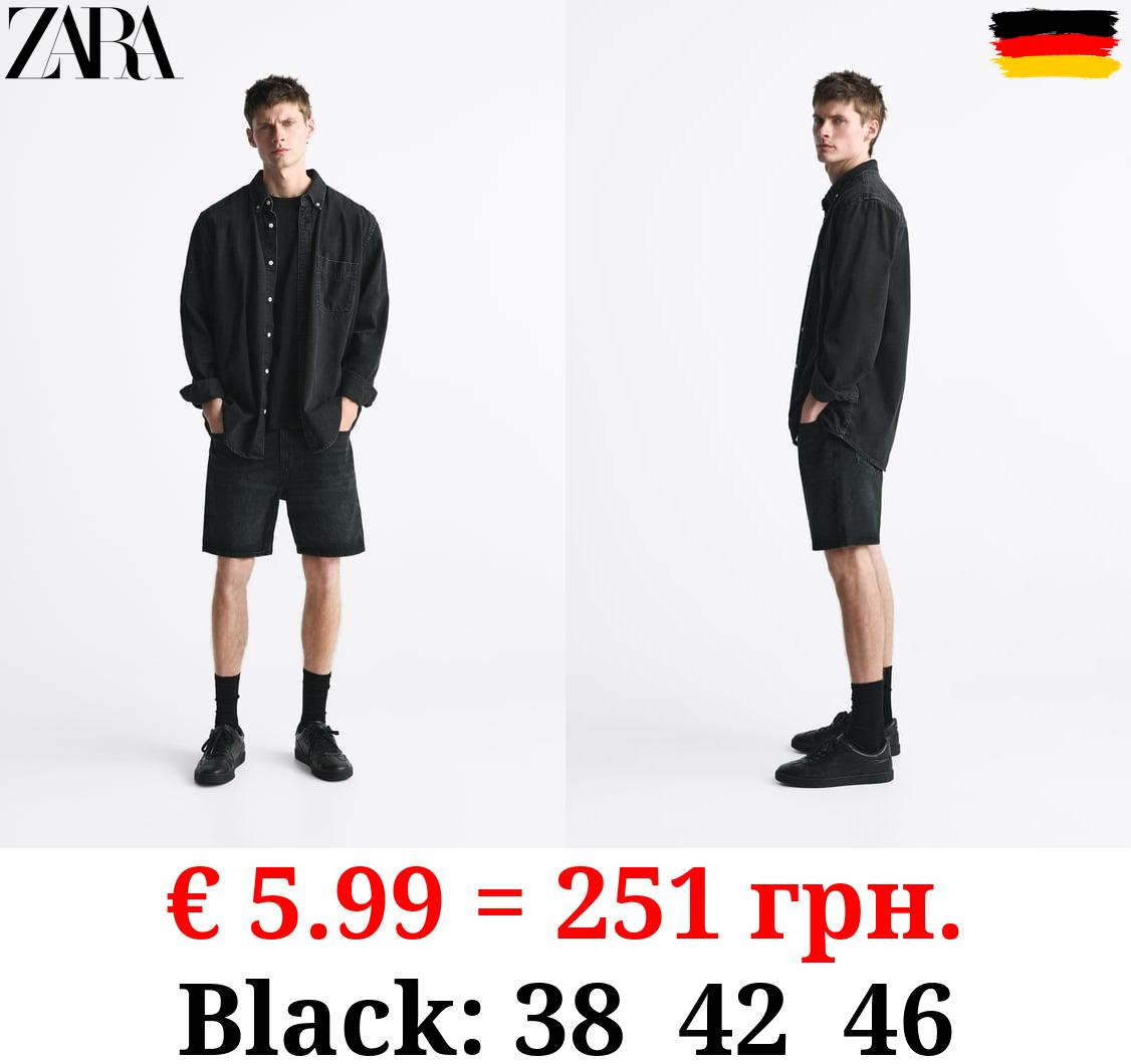 BASIC DENIM BERMUDA SHORTS