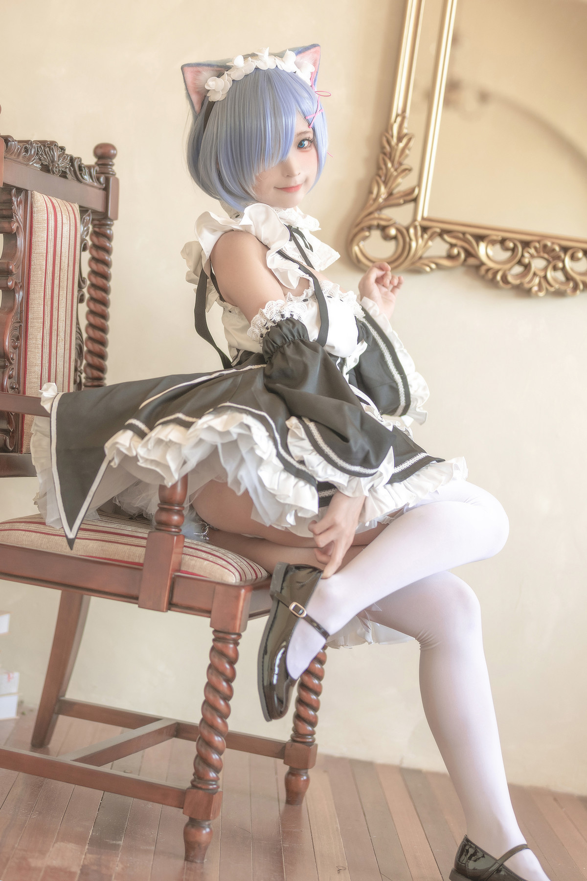 蠢沫沫 Cosplay 雷姆 14