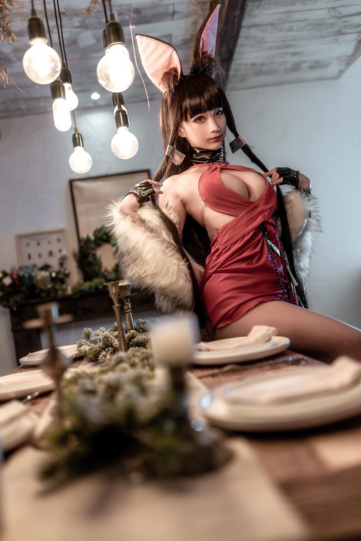 Cosplay 蠢沫沫Chunmomo Akagi Ruby Laced 13
