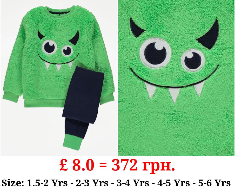 Green Monster Long Sleeve Pyjama Gift Set