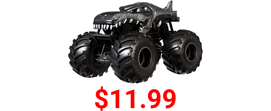 Hot Wheels Die-cast 1:24 scale Monster Trucks with Giant Wheels [Amazon Exclusive]