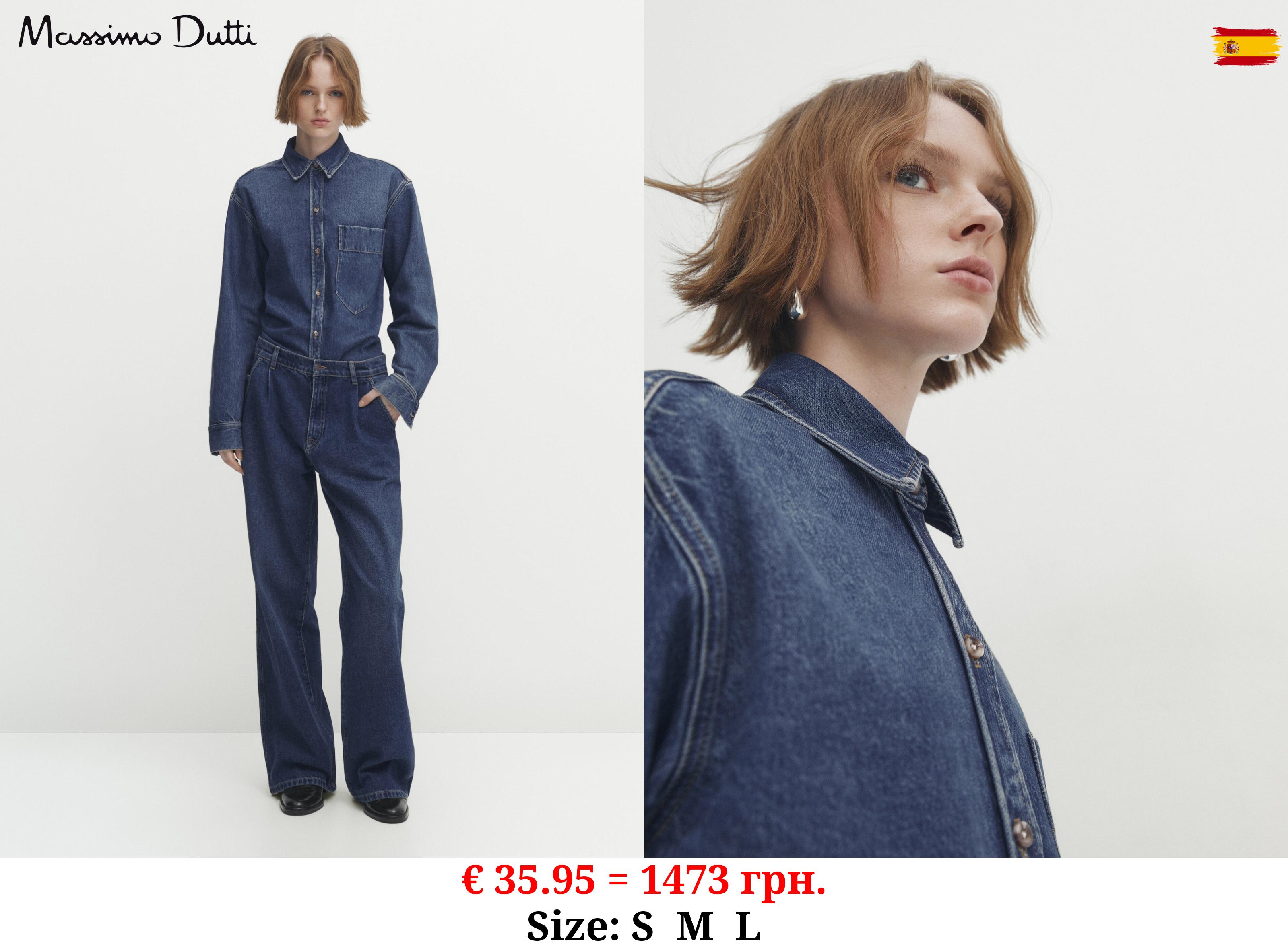 Mid wash denim overshirt with pocket MEDIUM BLUE