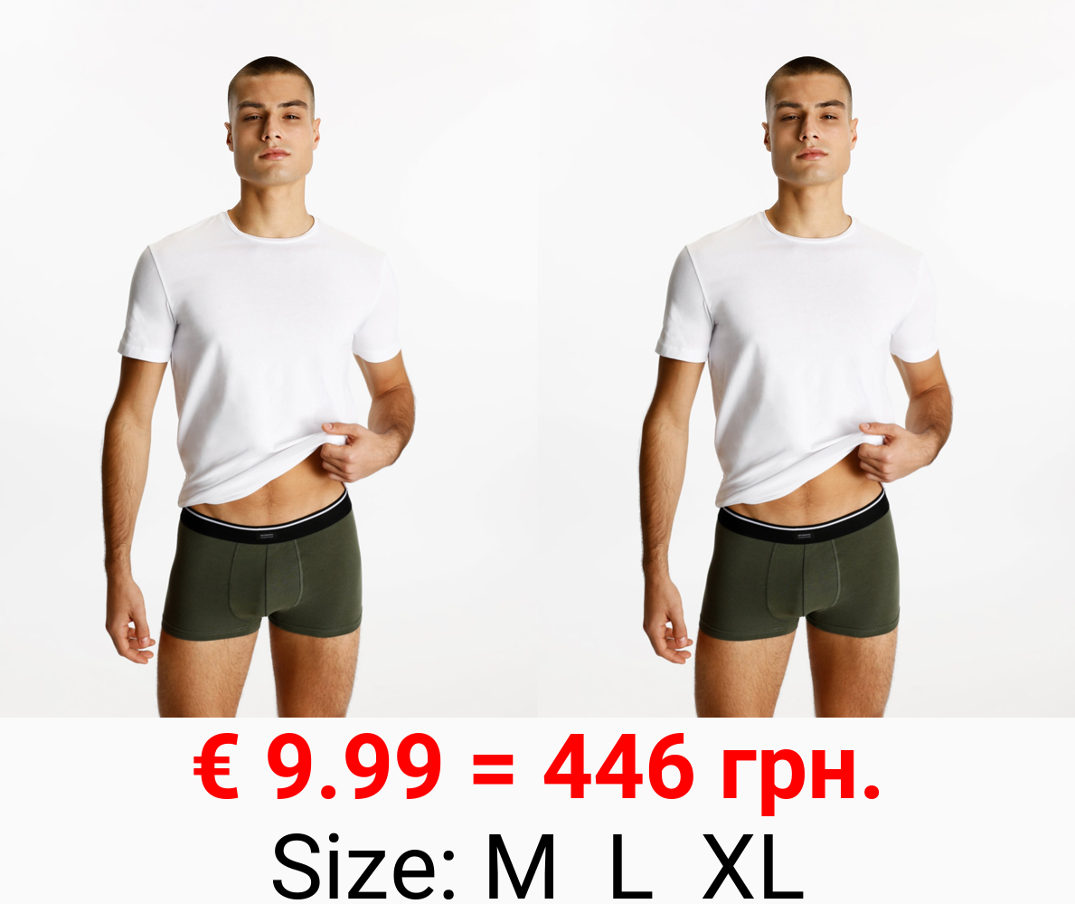 Pack of 3 plain boxers