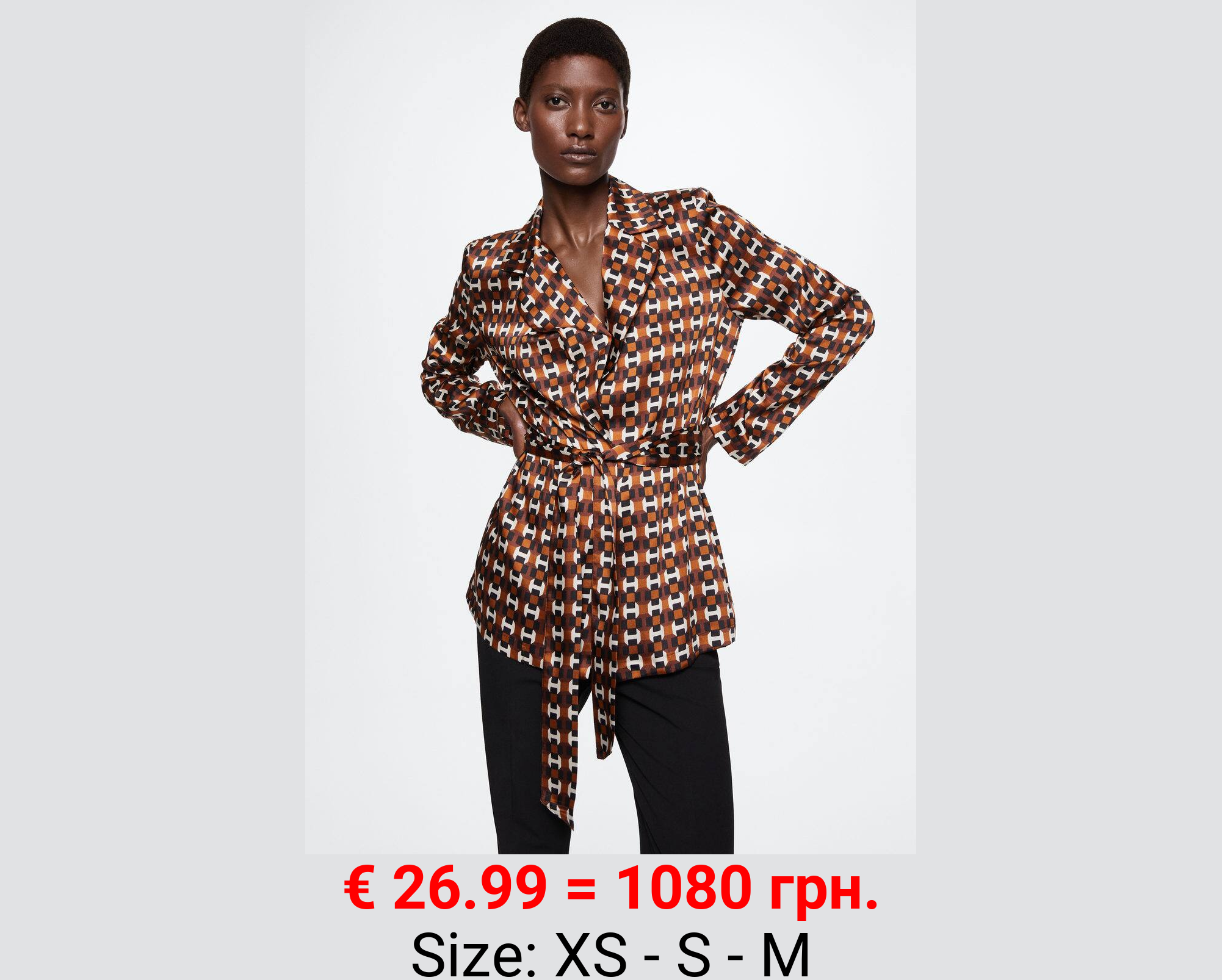 Blusa estampado geométrico